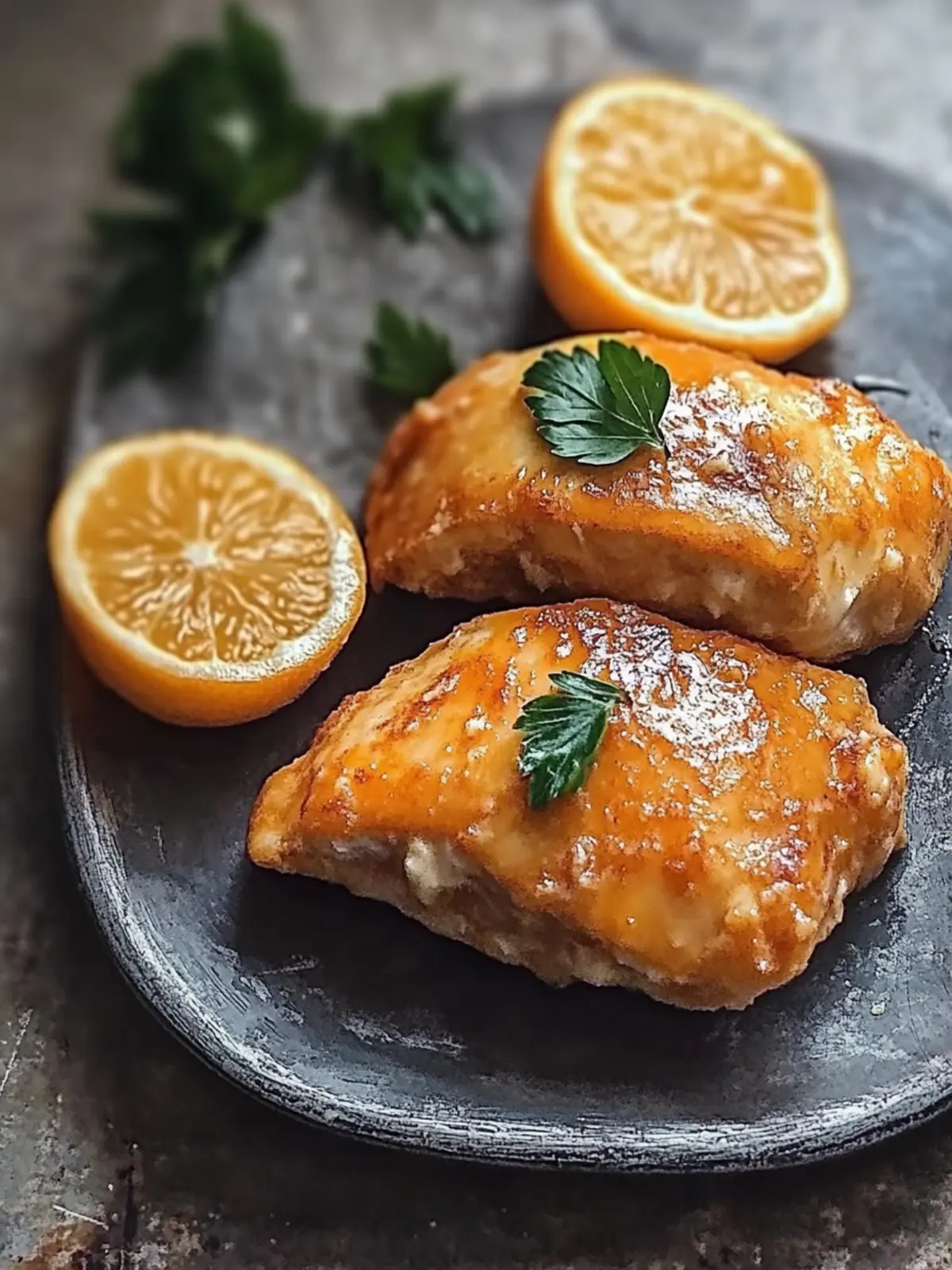 Schmelz im Mund Hühnchen