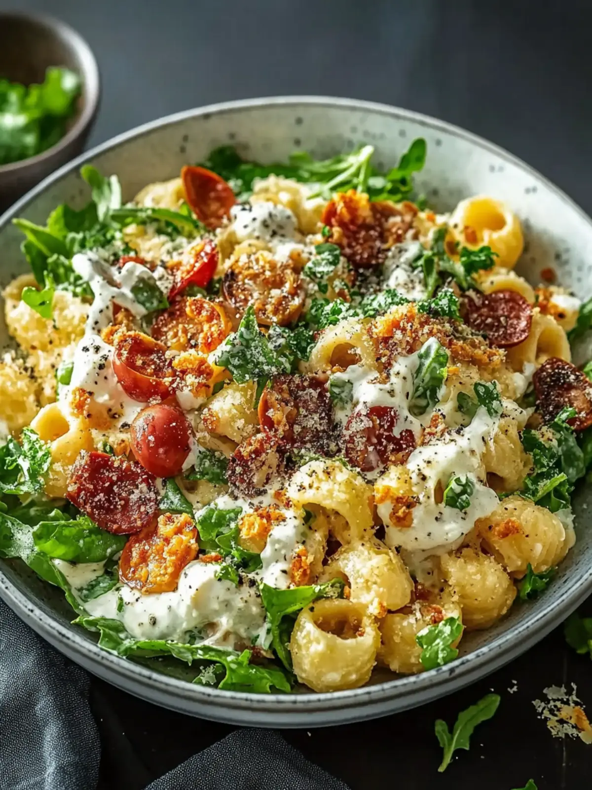 Cremiger Nudelsalat: Dein vielseitiges 15-Minuten Rezept 2 Cremiger Nudelsalat