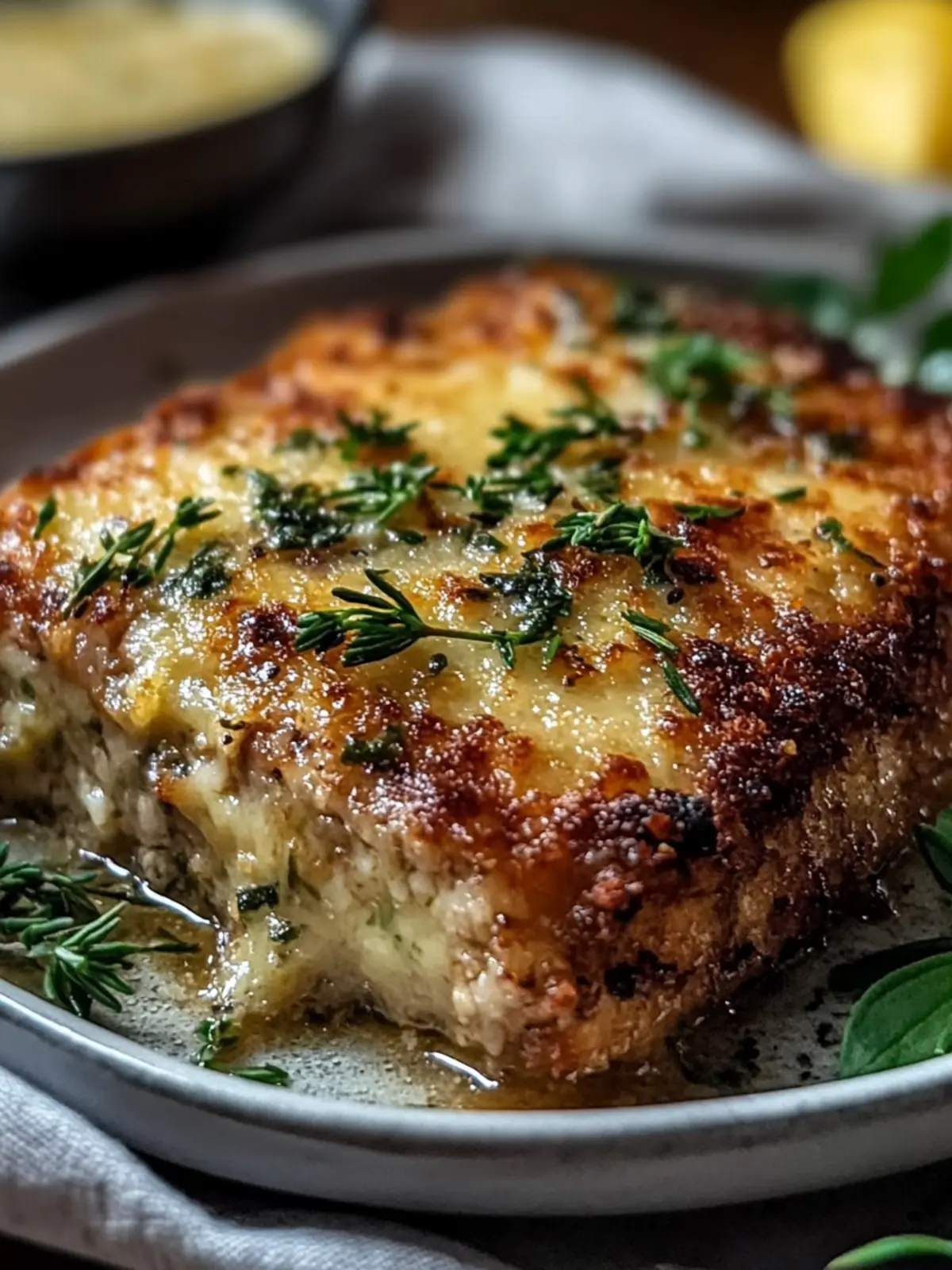 Mundwassernder Knoblauch Parmesan Hackbraten für jeden Abend 3 Mundwassernder Knoblauch Parmesan Hackbraten