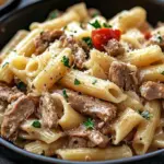 Köstliche Knoblauch-Rindfleisch-Pasta – Slow Cooker Genuss pur 43 Köstliche Knoblauch-Rindfleisch-Pasta – Ein Muss für den Slow Cooker Rezept