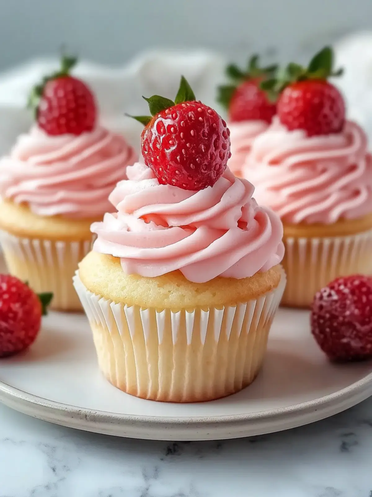 Saftige Erdbeer-Muffins aus dem Schnellkochtopf einfach gemacht 4 Erdbeer-Muffins