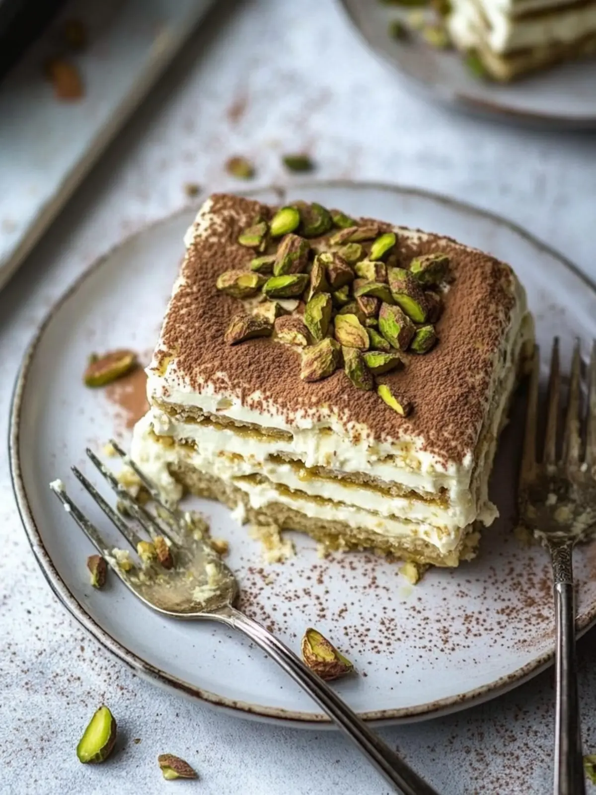 Pistazien-Tiramisu: Das cremige No-Bake Dessert, das verzaubert 2 Pistazien-Tiramisu