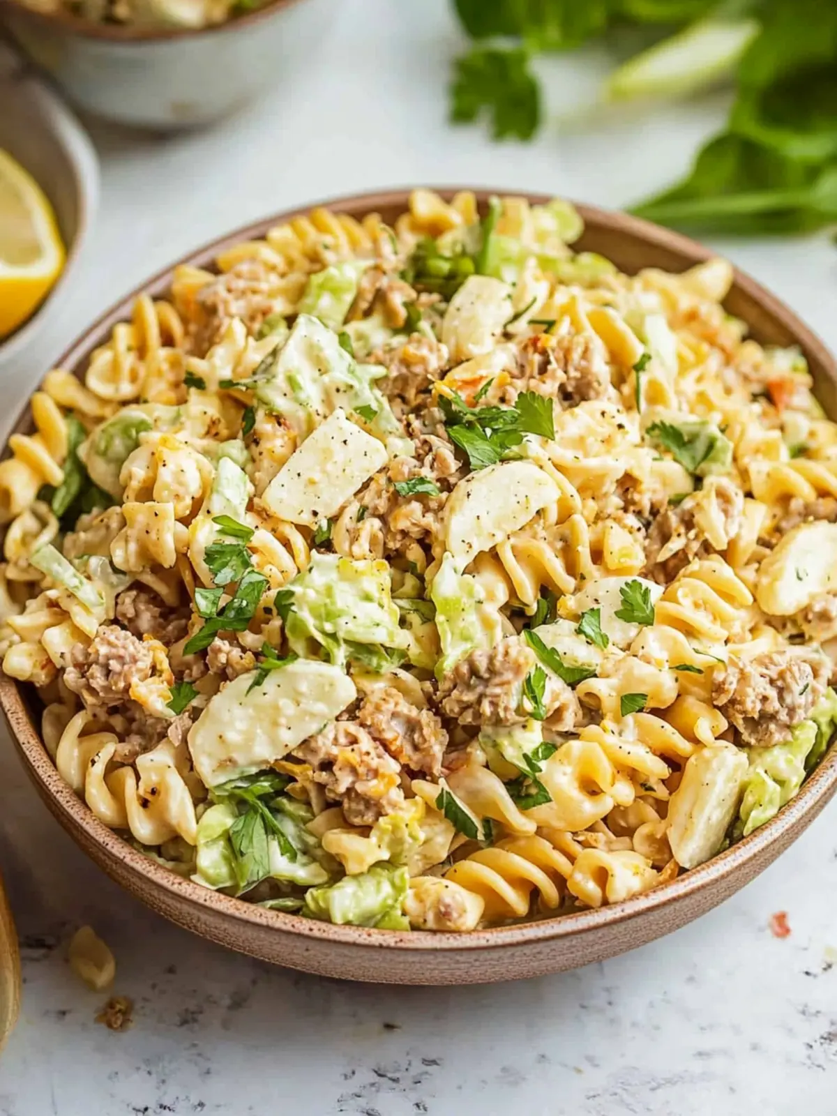 Big Mac Nudel-Salat: Der perfekte Genuss für Sommerpartys 4 Big Mac Nudel-Salat