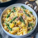 Schnelle cremige Spargel- und Schinkenpasta für Frühlingsgenuss 42 Cremige Spargel- und Schinkenpasta