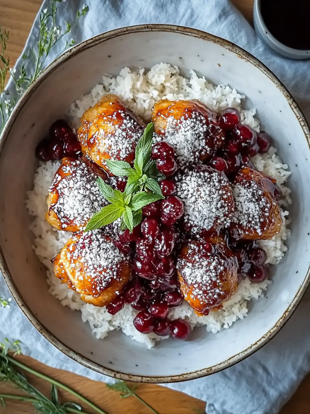Klebrige Hähnchen-Reis-Schalen: Gesund, schnell und lecker! 2 Klebrige Hähnchen-Reis-Schalen