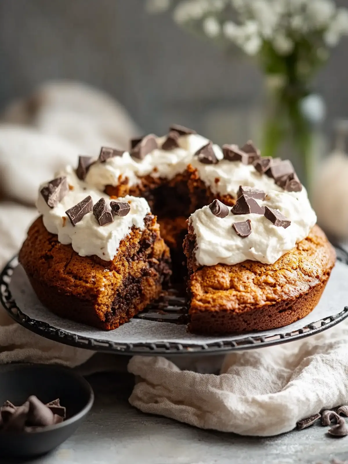 Meistern Kürbis Schokoladenstückchen Kekse