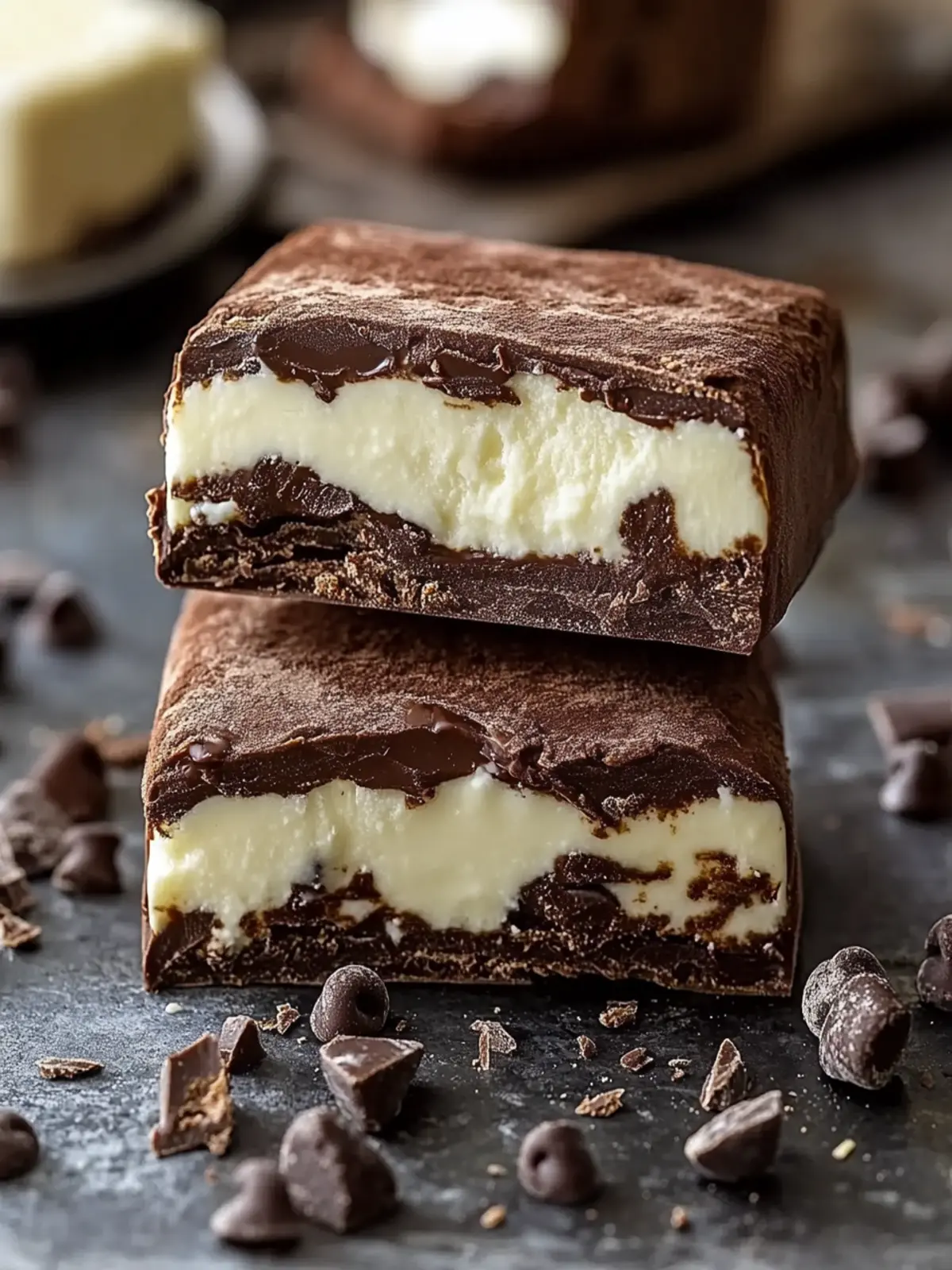 Schokoladenkeks-Käsekuchen-Plätzchen: Der süße Traum! 4 Schokoladenkeks-Käsekuchen-Plätzchen