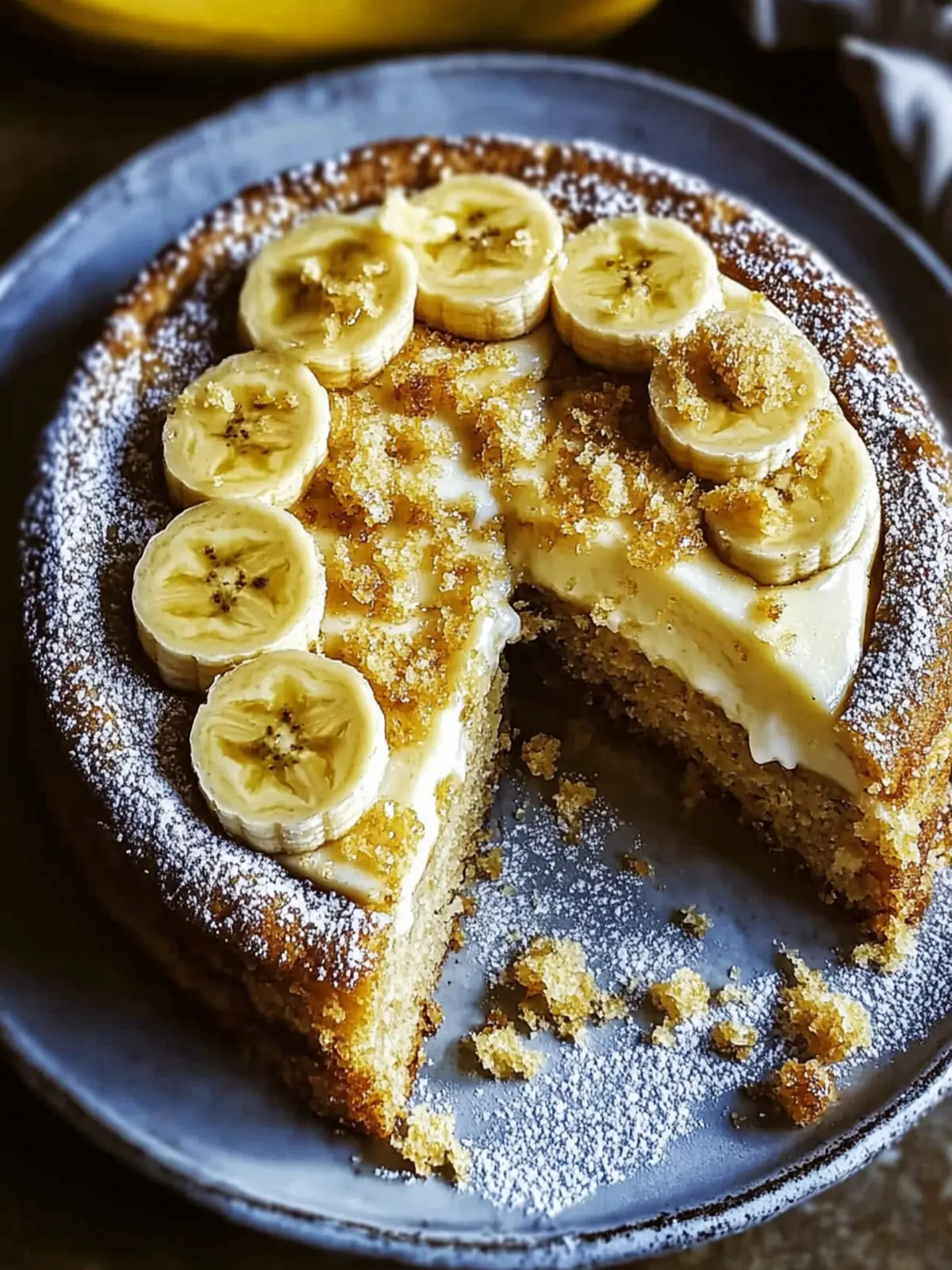 Bananenbrotkuchen mit Frischkäseglasur für besonderen Genuss 4 Bananenbrotkuchen mit Frischkäseglasur