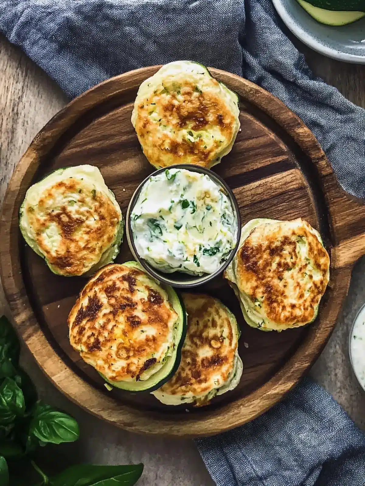 Krosse Zucchini-Puffer mit Parmesan – Schneller Genuss 4 Zucchini-Puffer