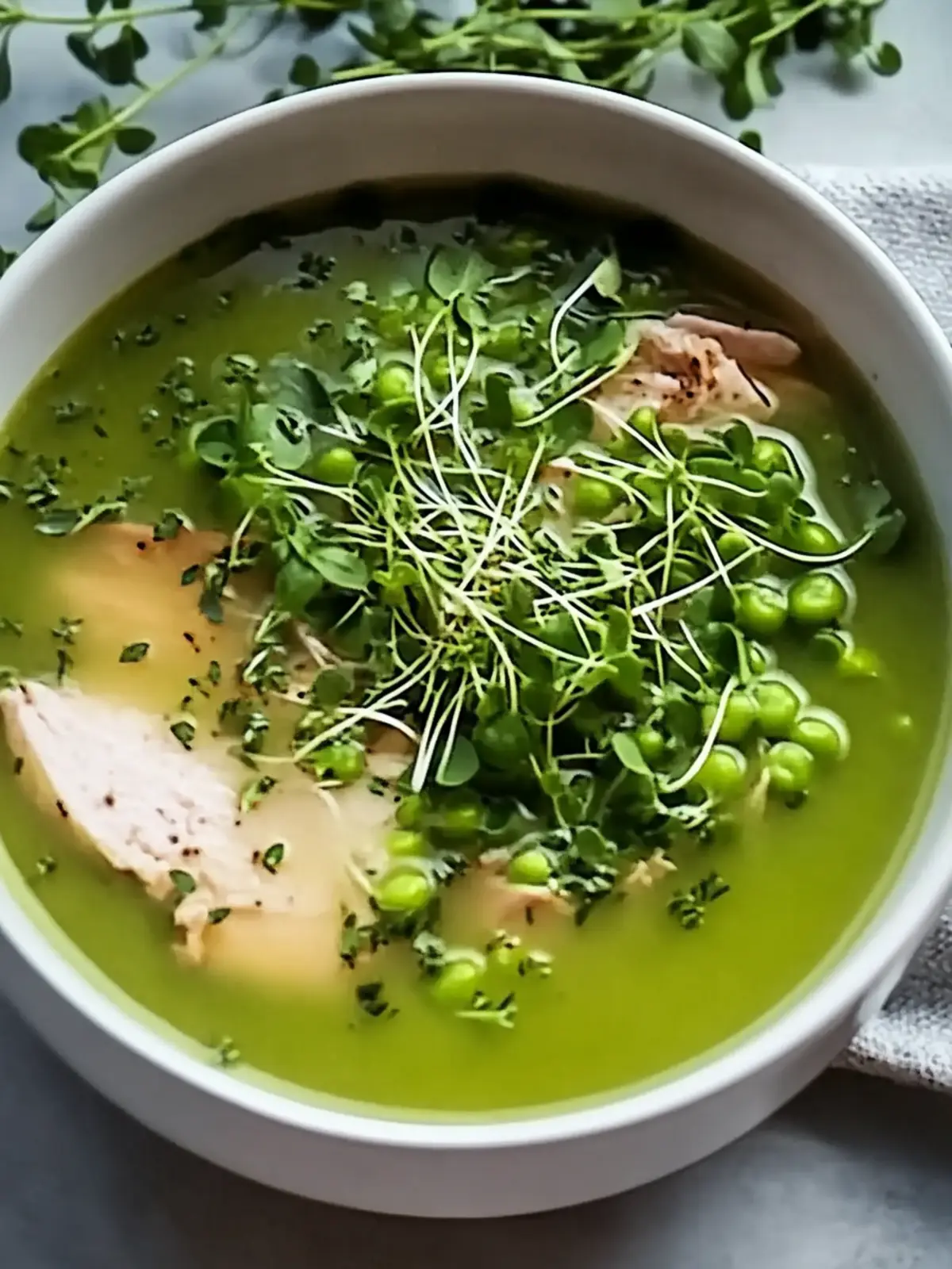 Herzhafte Frühlings-Hühnchensuppe für einen gemütlichen Abend 4 Herzhafte Frühlings-Hühnchensuppe zur Aufhellung Ihres Abendessens Tisch