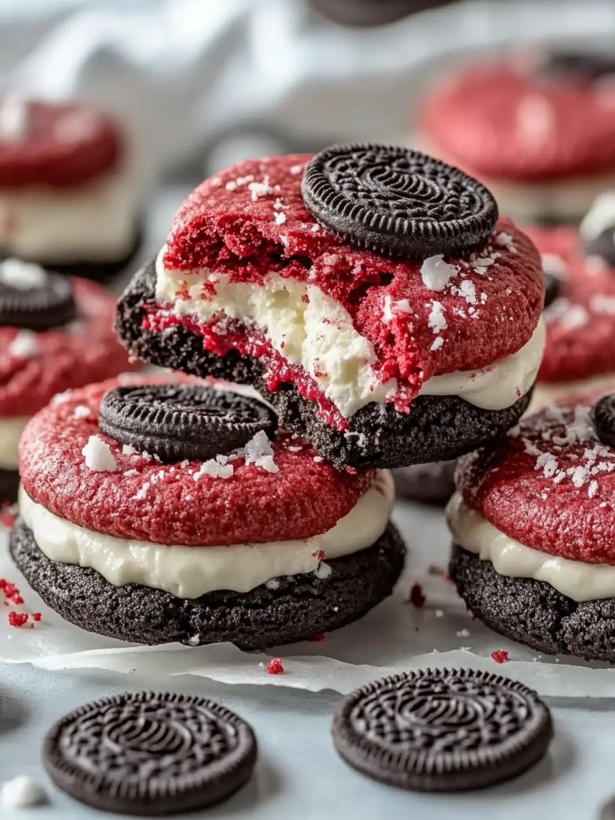 Leckeres Rezept für rote Samt-Oreo-Kekse, die begeistern 2 Leckeres Rezept für rote Samt-Oreo-Kekse, das du unbedingt ausprobieren musst