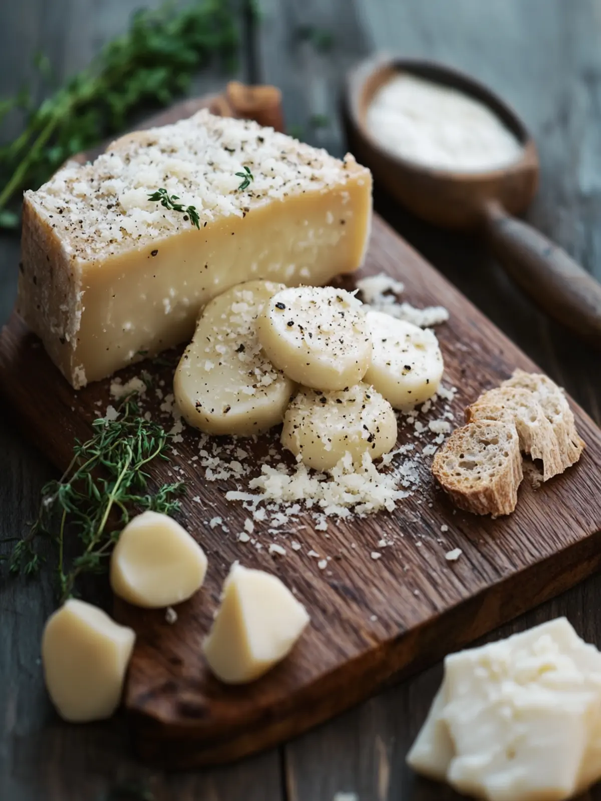 Herzhafter Knoblauch-Parmesan-Fleischlaib mit cremiger Sauce 5 Herzhafter Knoblauch-Parmesan-Fleischlaib