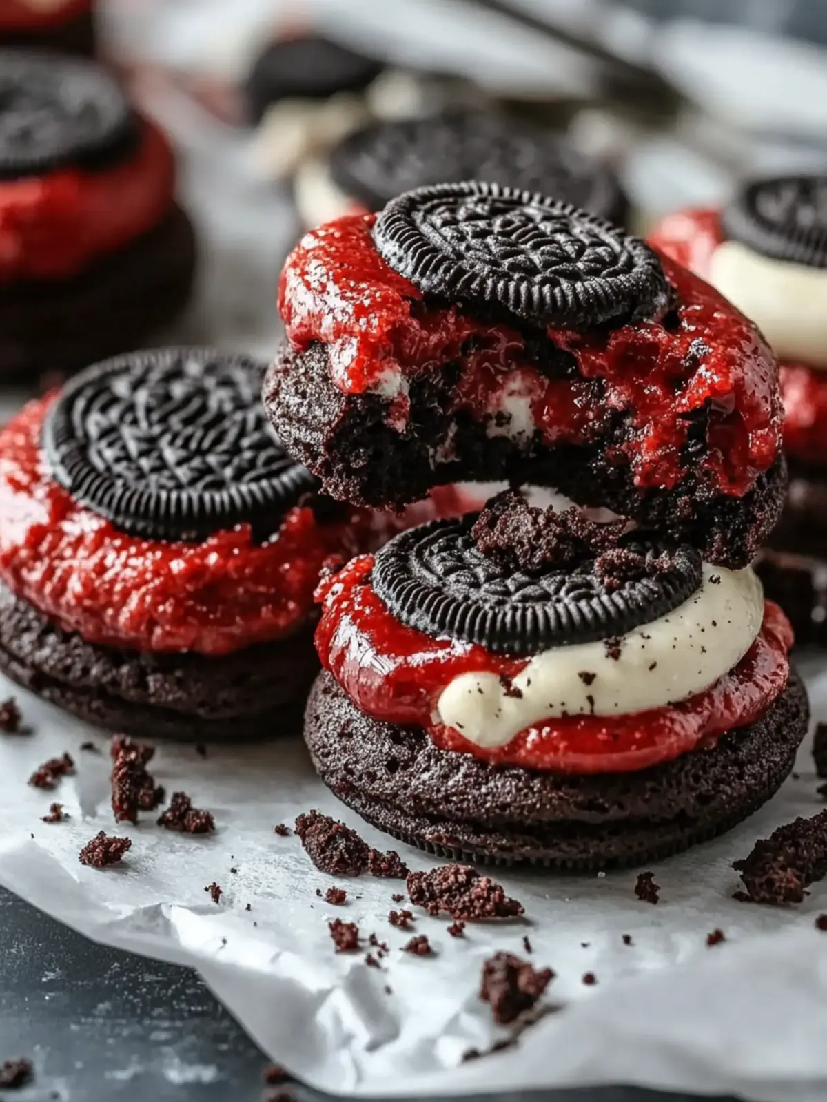 Leckeres Rezept für rote Samt-Oreo-Kekse, die begeistern 4 Leckeres Rezept für rote Samt-Oreo-Kekse, das du unbedingt ausprobieren musst