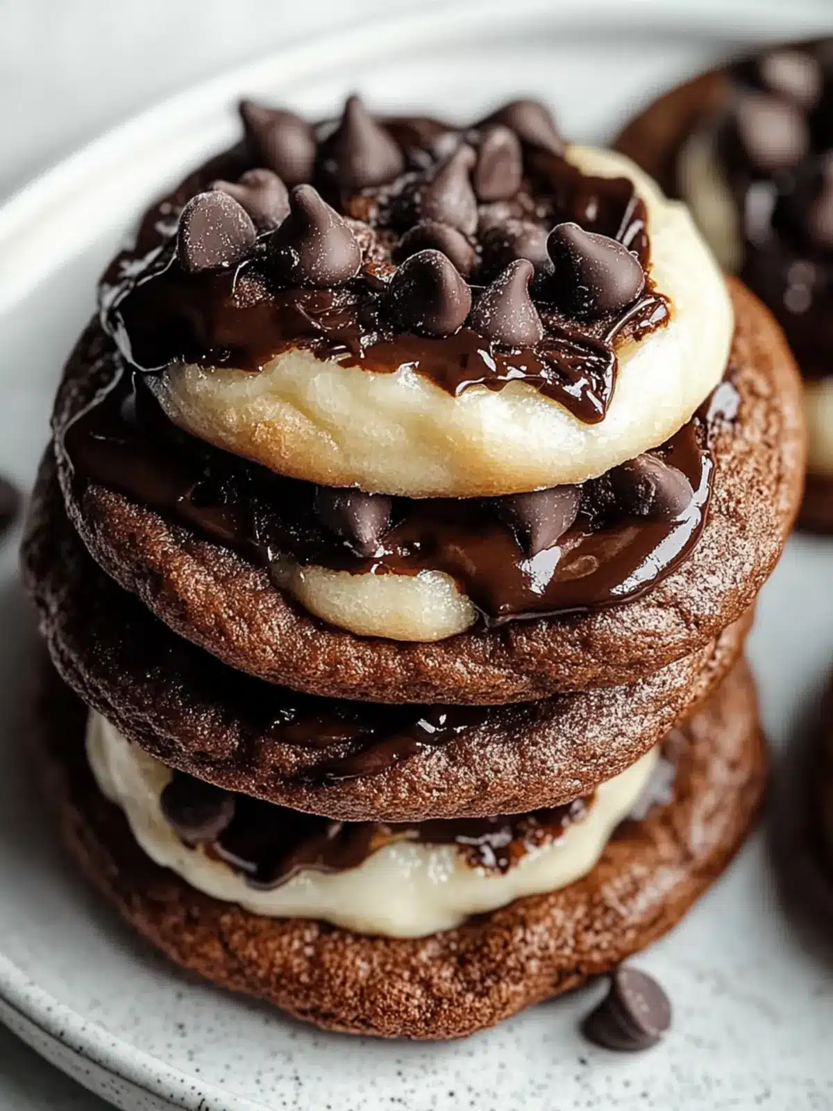 Dekadente doppelte Schokoladenkekse für wahre Schokoladenliebhaber 4 Dekadente doppelte Schokoladenkekse für wahre Schokoladenliebhaber