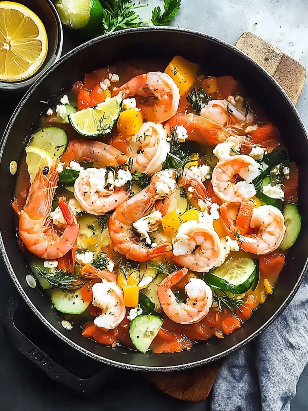 Mediterrane Garnelen-Pfanne: Schnelle, geschmackvolle Freude für jeden Abend 2 Mediterrane Garnelen-Pfanne: Schnelle, geschmackvolle Freude