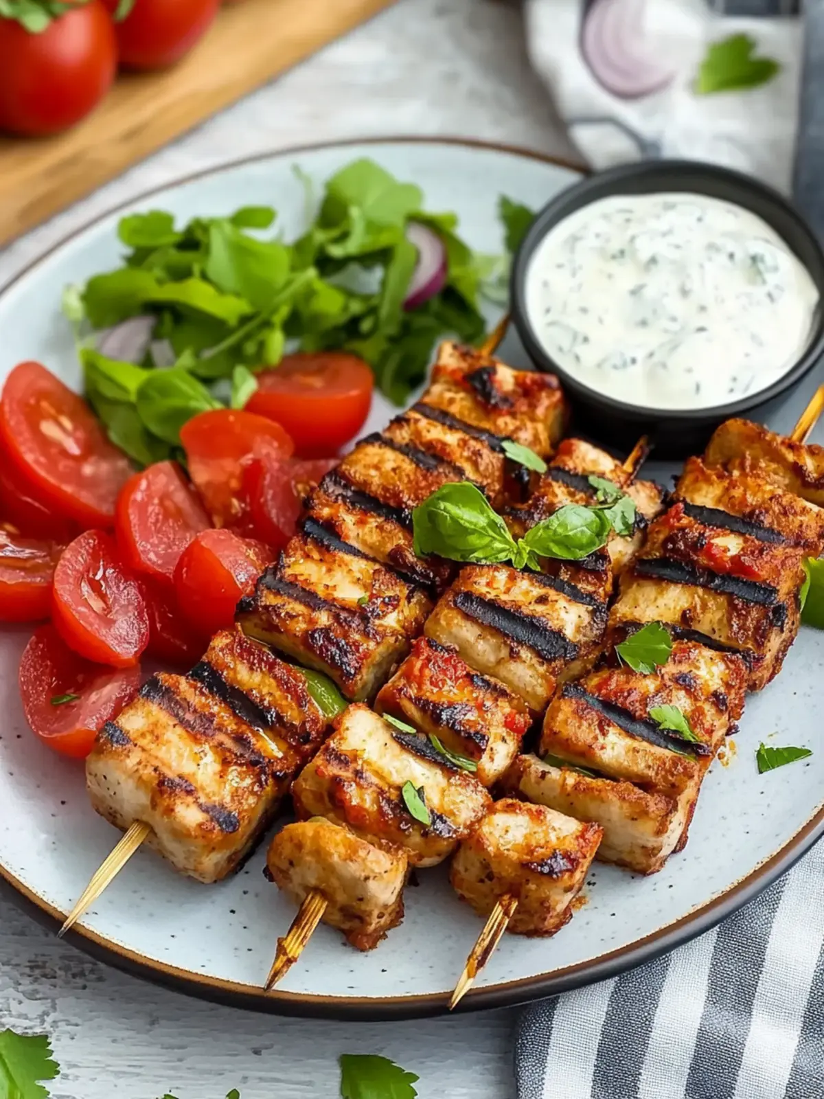 Saftige Kebab-Spieße aus der Heißluftfritteuse für Genuss pur 2 Saftige Kebab-Spieße aus der Heißluftfritteuse