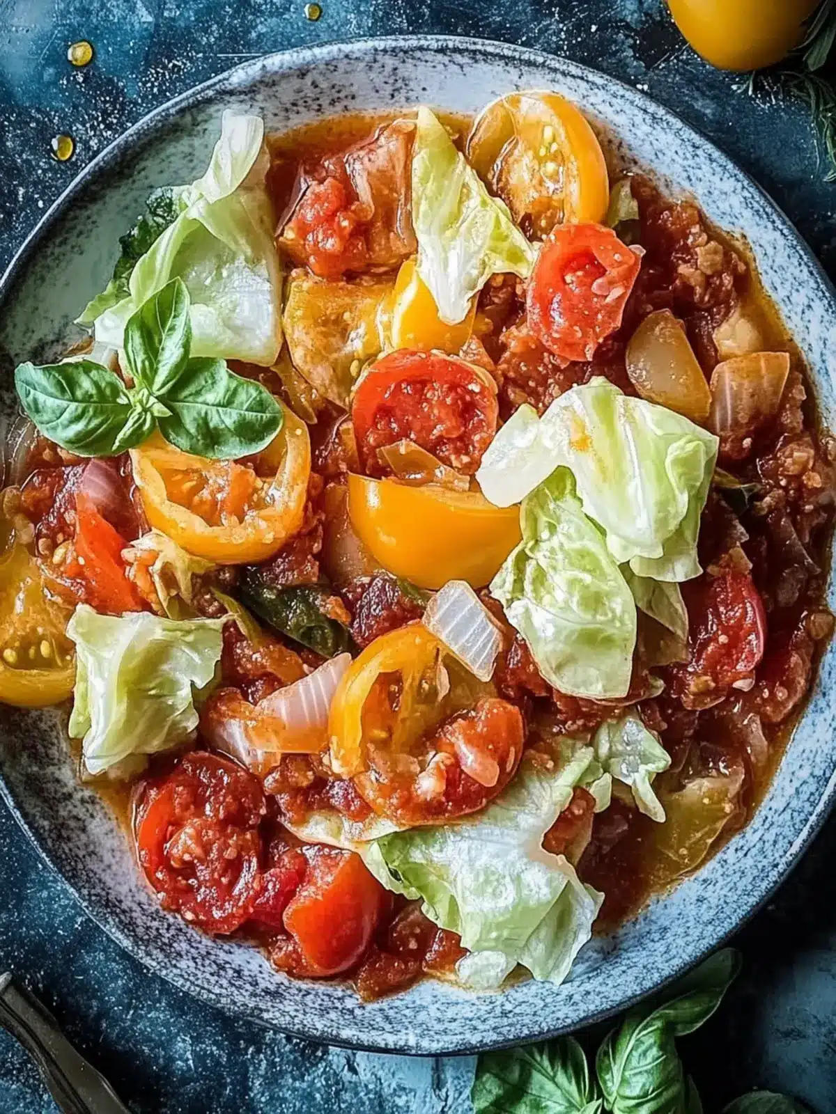 Langsamkocher Ungefüllte Kohlrouladen