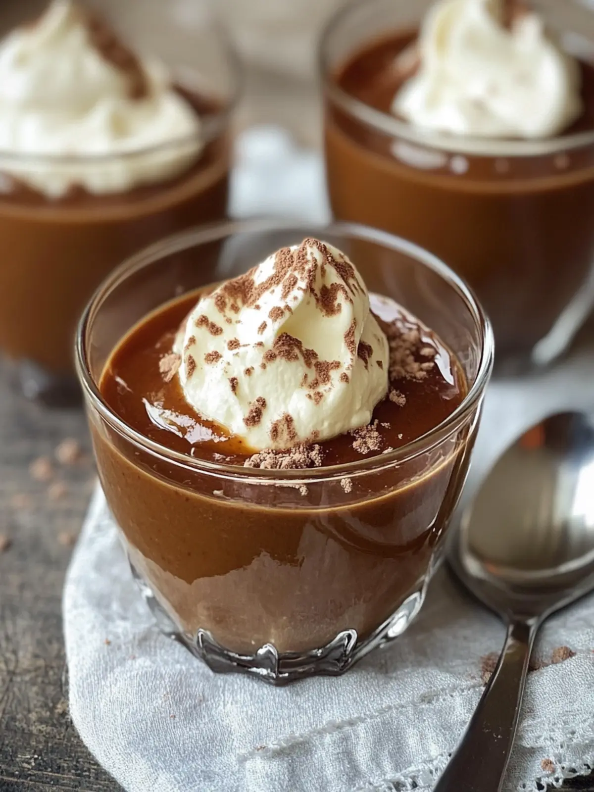 Schokoladen-Budino: Der cremige italienische Traumdessert 3 Schokoladen-Budino (Cremiger italienischer Pudding)