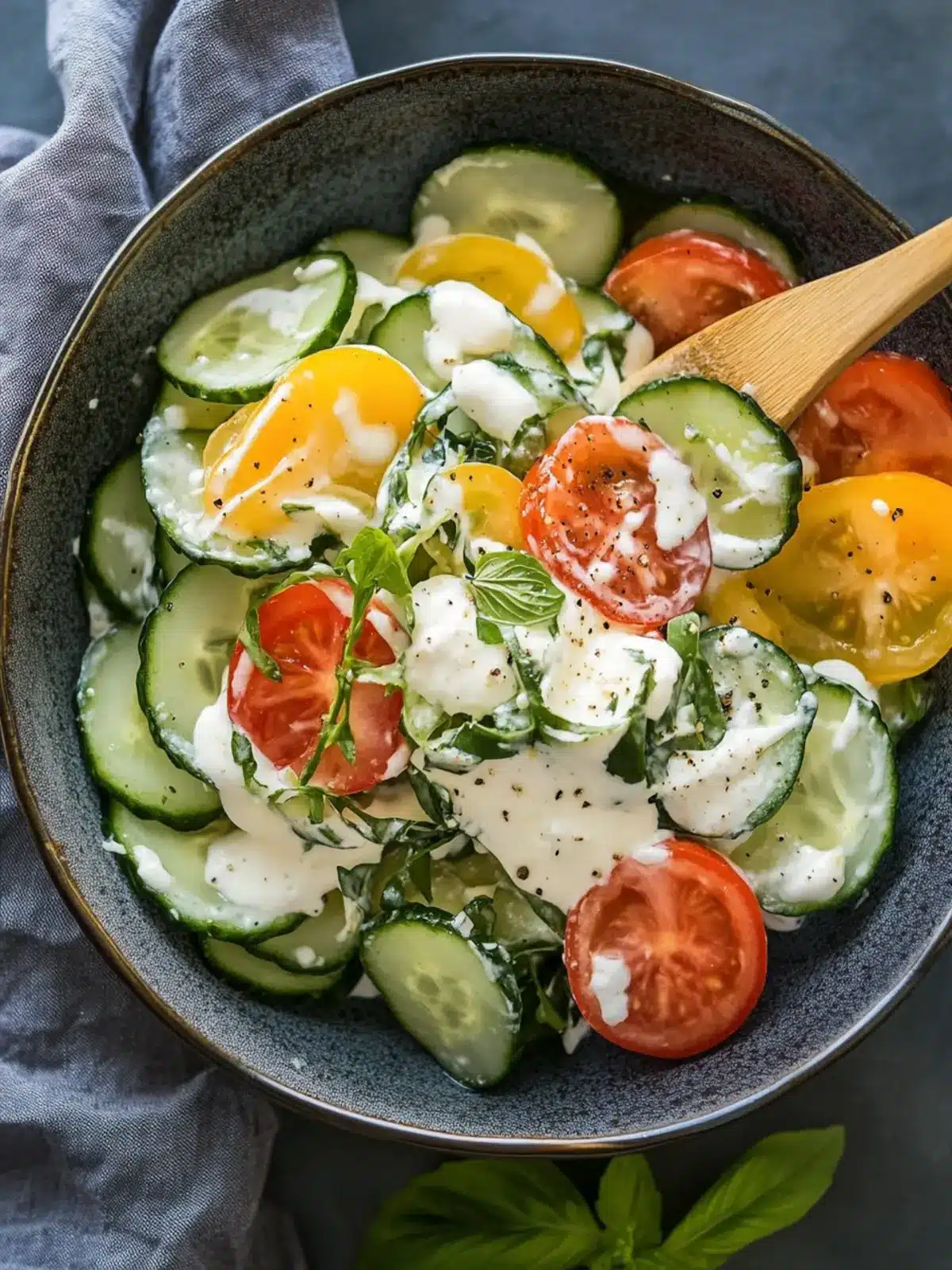 Beste hausgemachte cremige Gurkensalat für erfrischende Momente 3 Beste hausgemachte cremige Gurkensalat