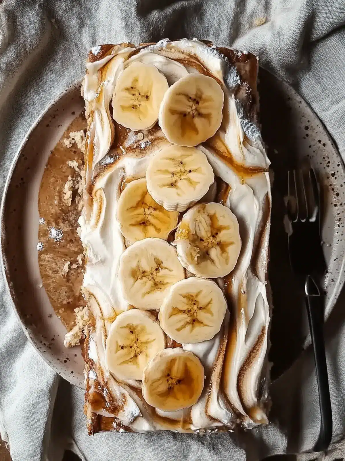 Bananenbrot Riegel: Erlebnisreicher Genuss mit Honigcreme 4 Bananenbrot Riegel