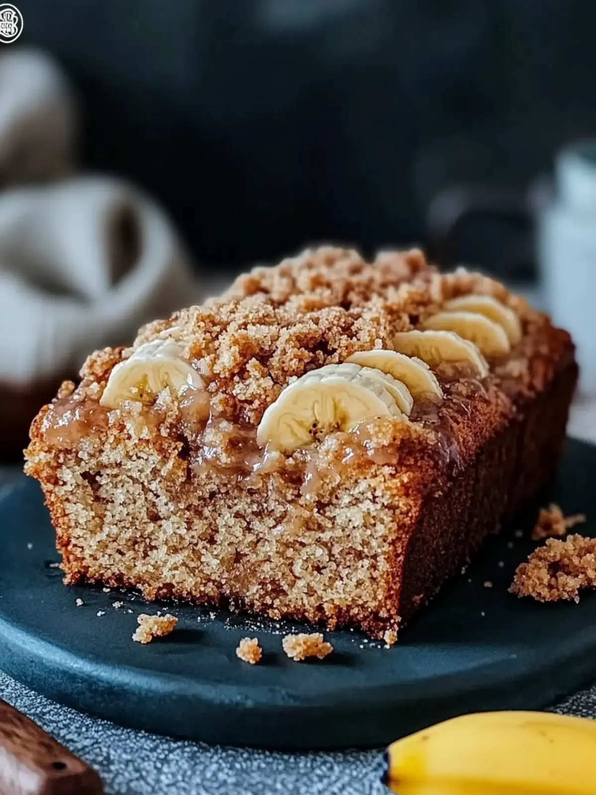 Braune Butter Bananenbrot Rezept mit knuspriger Pecannuss-Streusel 4 Braune Butter Bananenbrot Rezept mit einfacher knuspriger Pecannuss-Streusel-Beläge