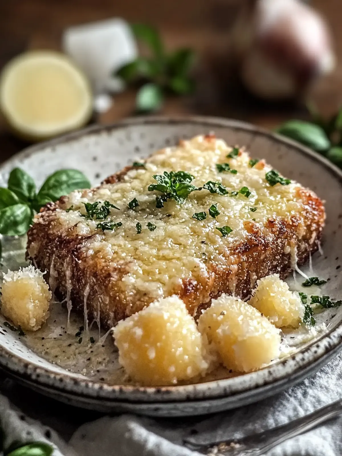 Mund-wässernder Knoblauch Parmesan Hackbraten für jeden Anlass 3 Mund-wässernde Knoblauch Parmesan Hackbraten