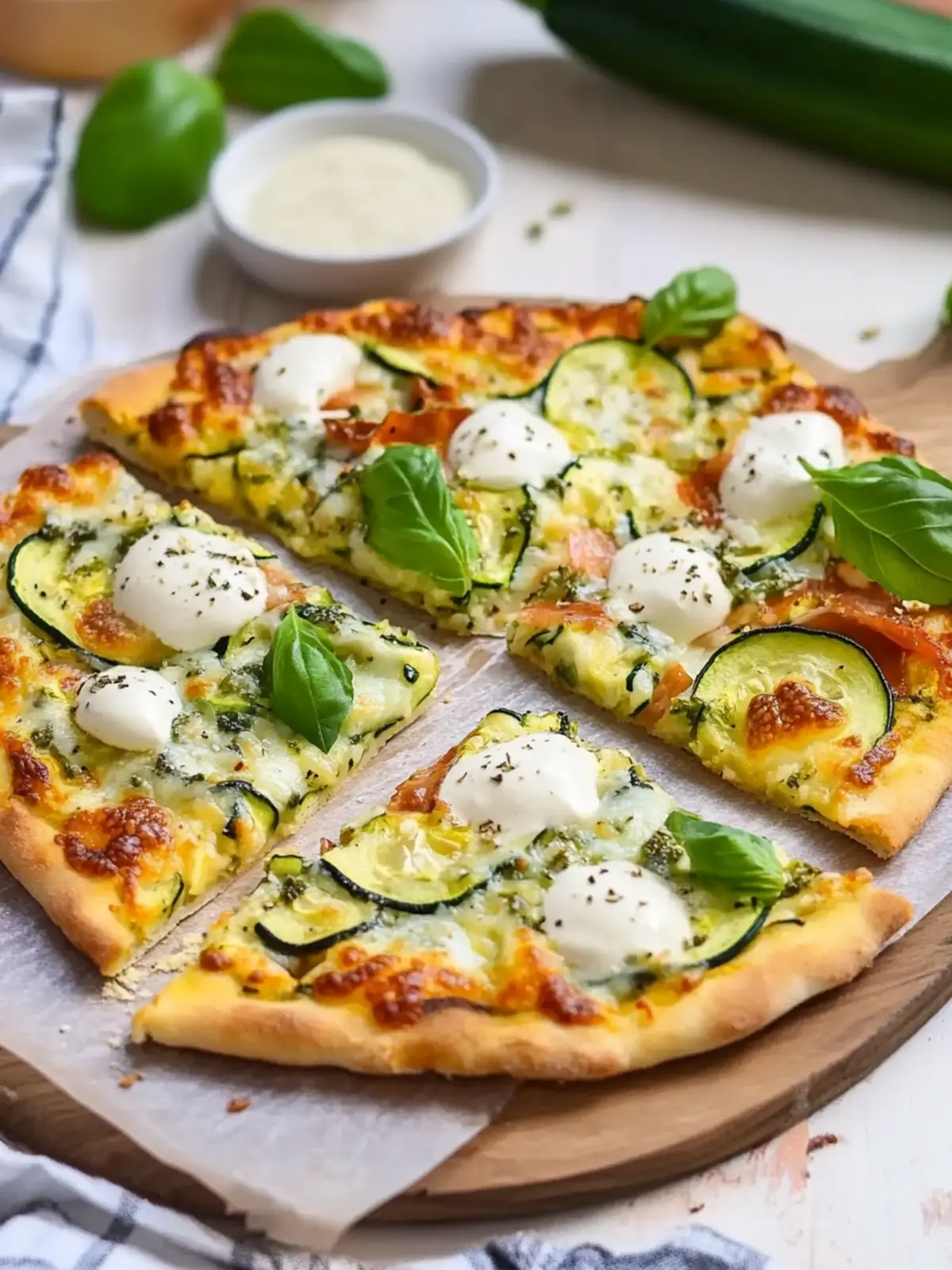 Zucchini Pizza: Gesund und Lecker für Deinen Abendgenuss 4 Zucchini Pizza