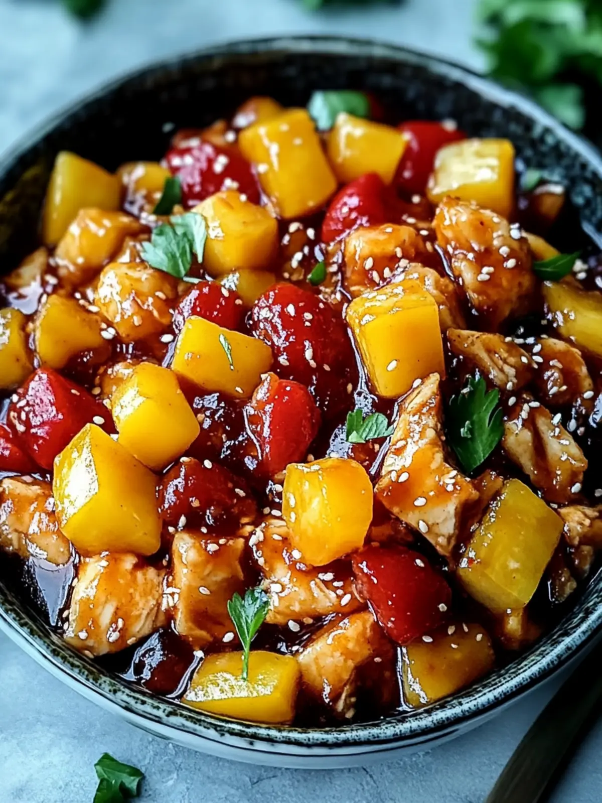 Süßes hawaiianisches Crockpot-Hühnchen für entspannte Abende 2 Süßes hawaiianisches Crockpot-Hühnchen