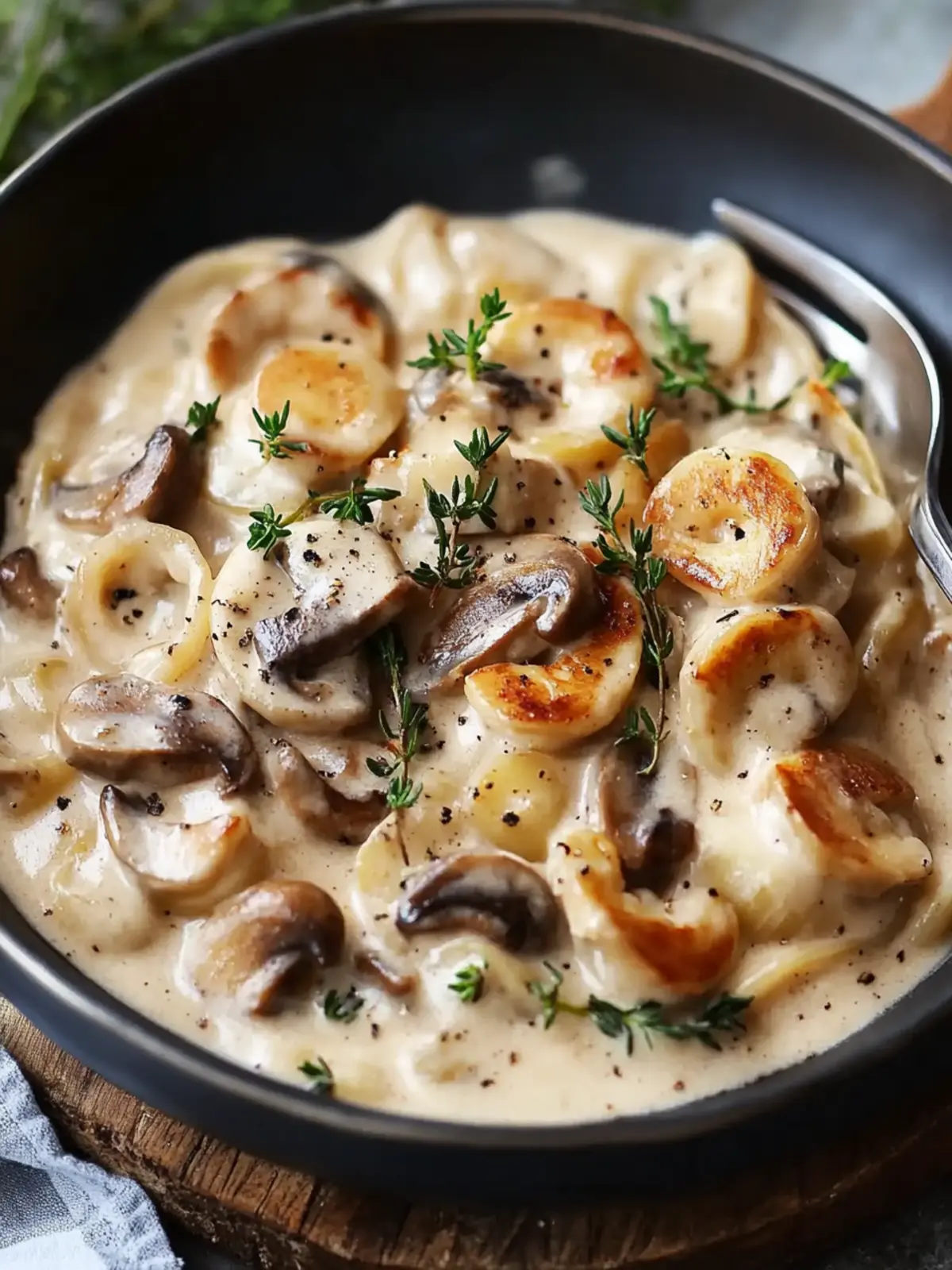 Schwarze Garnelen Stroganoff: Cremiger Genuss für jeden Tag 4 Schwarze Garnelen Stroganoff