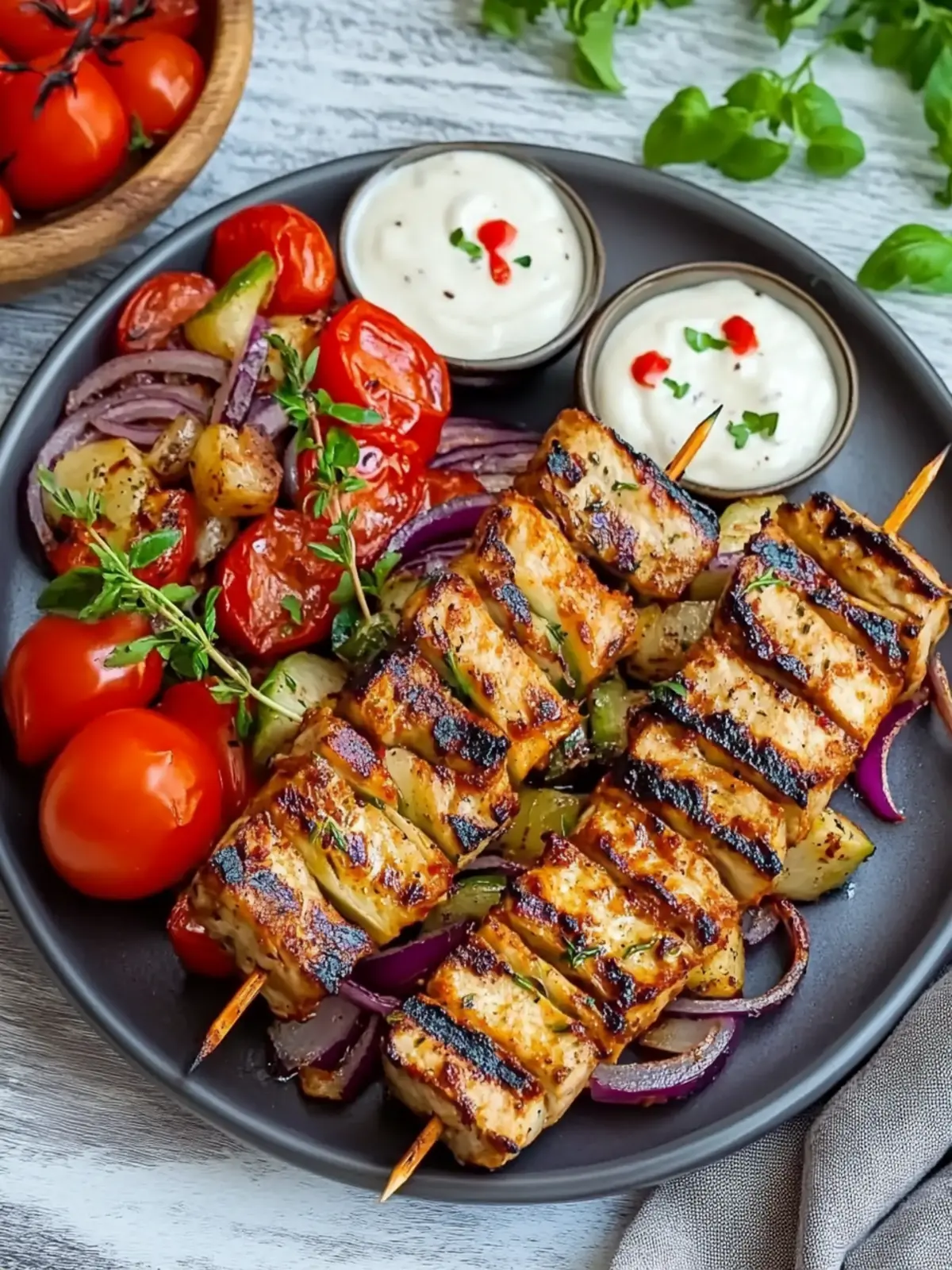 Saftige Kebab-Spieße aus der Heißluftfritteuse für Genuss pur 5 Saftige Kebab-Spieße aus der Heißluftfritteuse