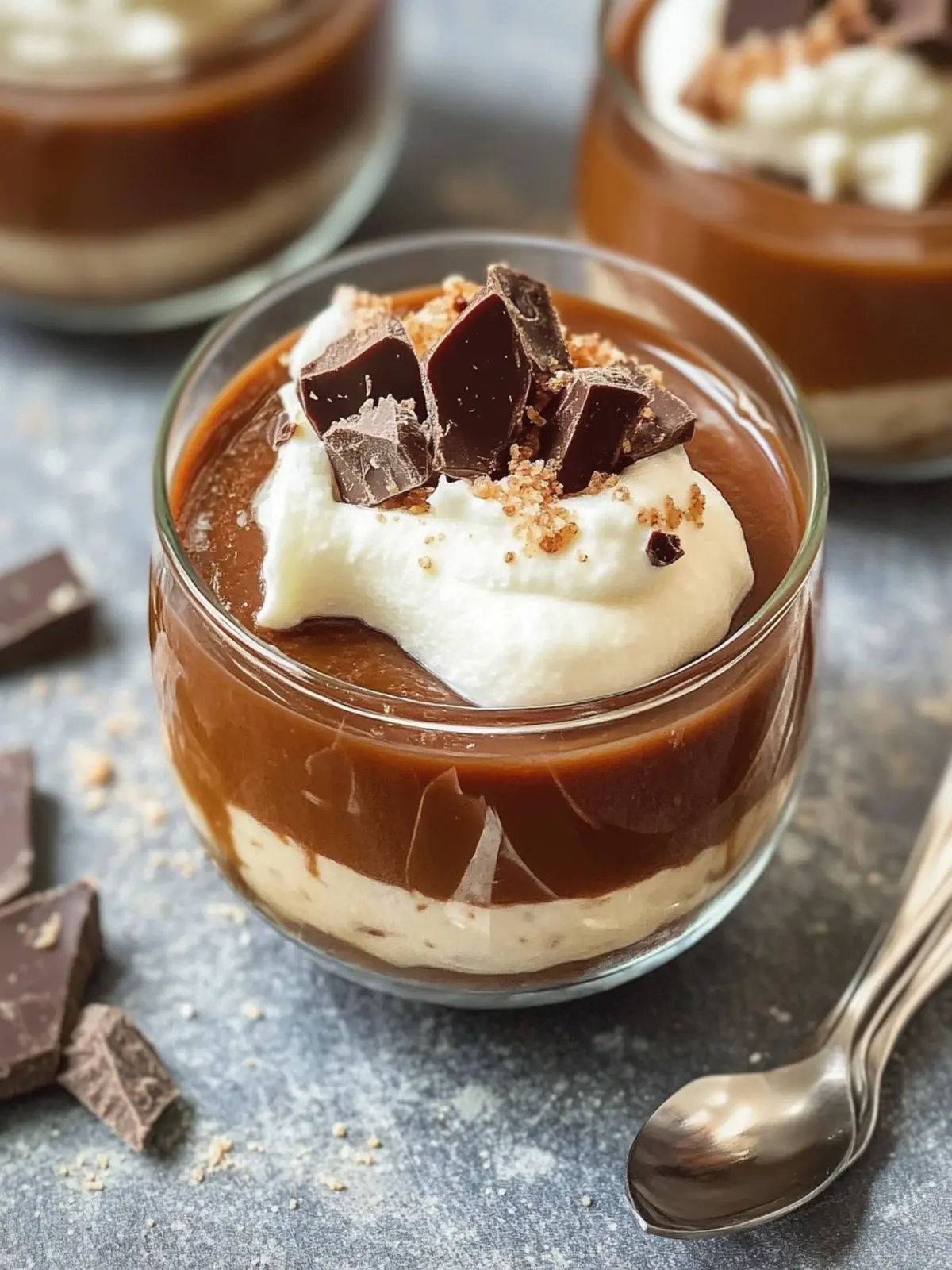 Schokoladen-Budino: Der cremige italienische Traumdessert 2 Schokoladen-Budino (Cremiger italienischer Pudding)