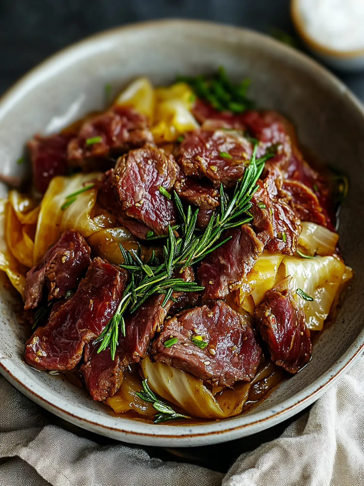 Niedrig-Kohlenhydrat-Mongolisches Rinderhackfleisch-Kohl Blitzrezept 3 Niedrig-Kohlenhydrat-Mongolisches Rinderhackfleisch-Kohl