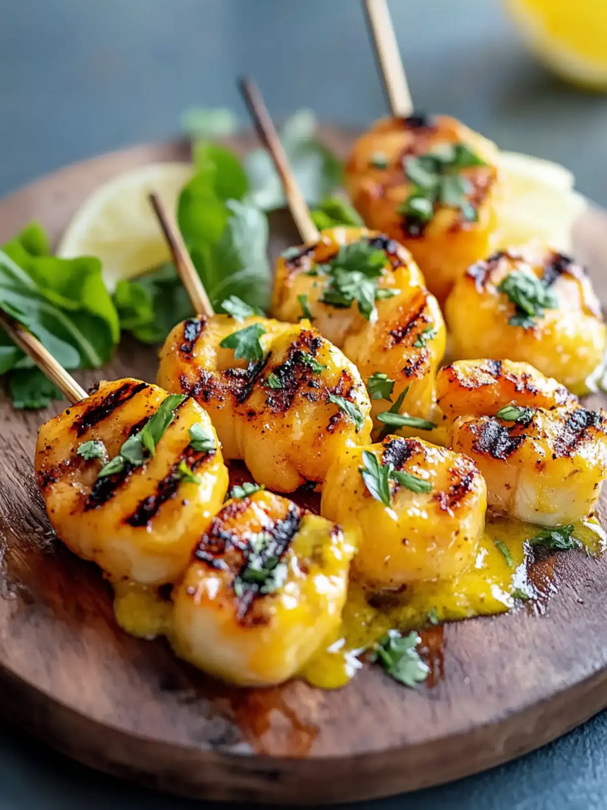 Gegrillte Garnelen mit würziger Mango-Limetten-Coulis genießen 3 Gegrillte Garnelen mit würziger Mango-Limetten-Coulis