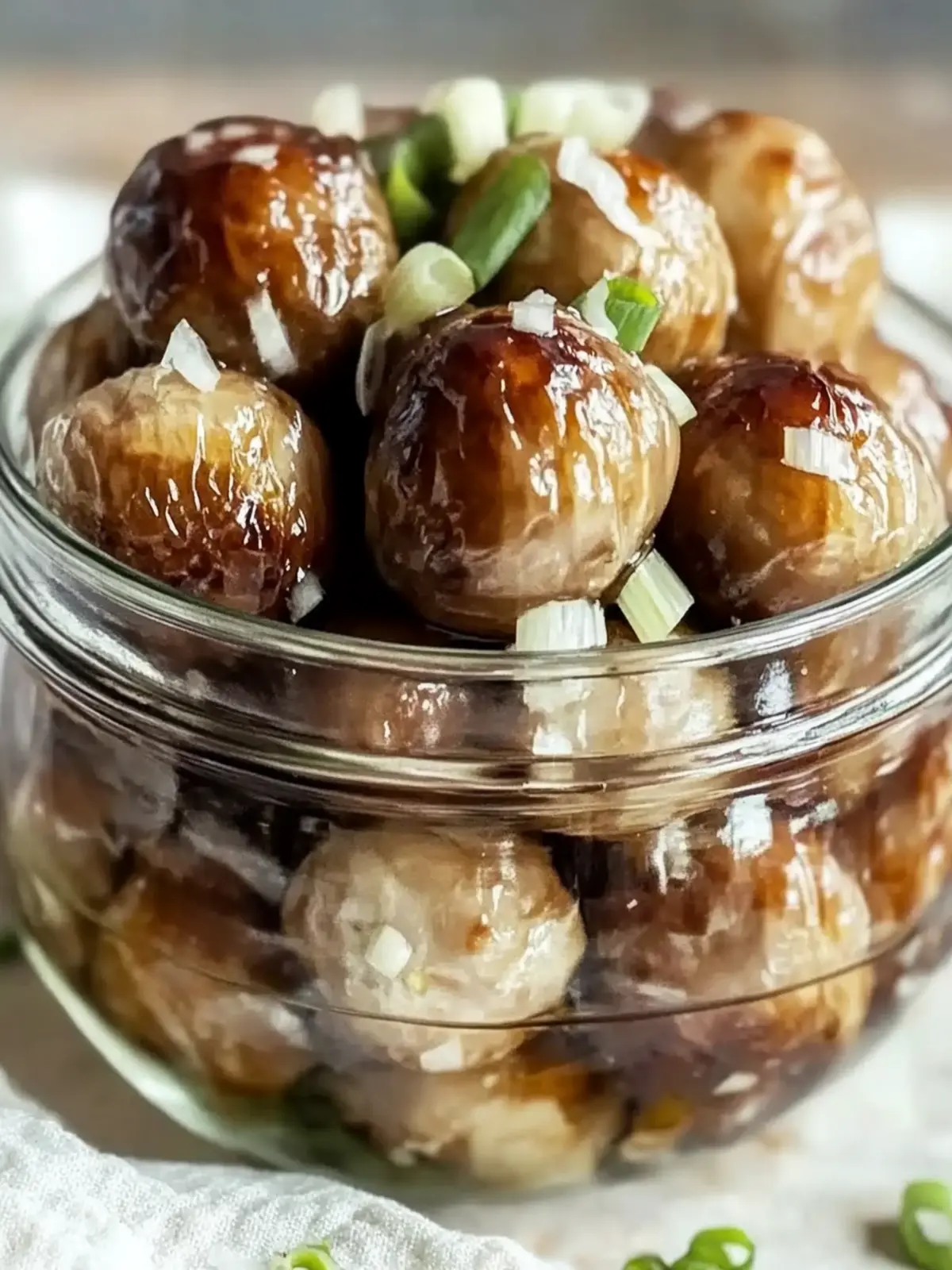 Klebrige Honig-Knoblauch-Fleischbällchen – Einfach und lecker! 2 Klebrige Honig-Knoblauch-Fleischbällchen