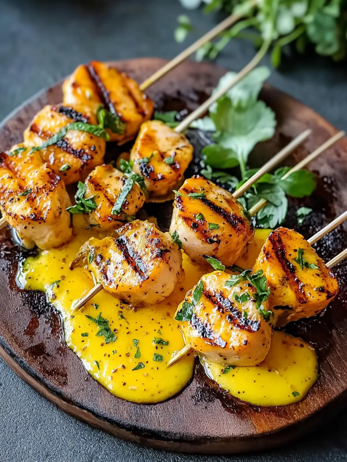 Gegrillte Garnelen mit würziger Mango-Limetten-Coulis genießen 4 Gegrillte Garnelen mit würziger Mango-Limetten-Coulis