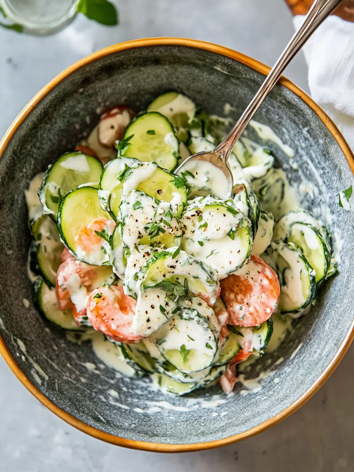 Beste hausgemachte cremige Gurkensalat für erfrischende Momente 4 Beste hausgemachte cremige Gurkensalat