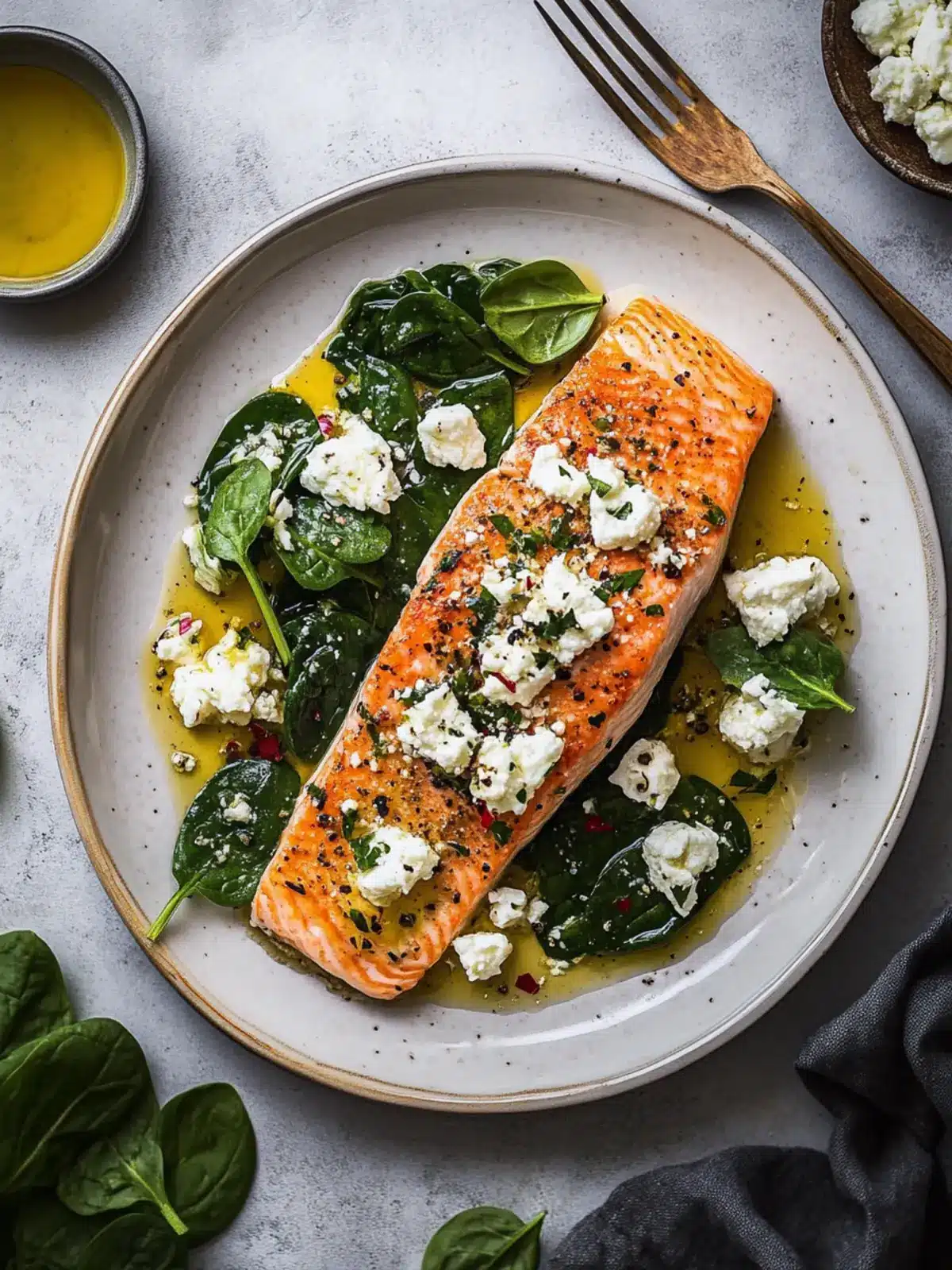 Gefüllter Lachs mit Spinat und Feta – Gesund & Lecker in 30 Min 4 Gefüllter Lachs mit Spinat und Feta