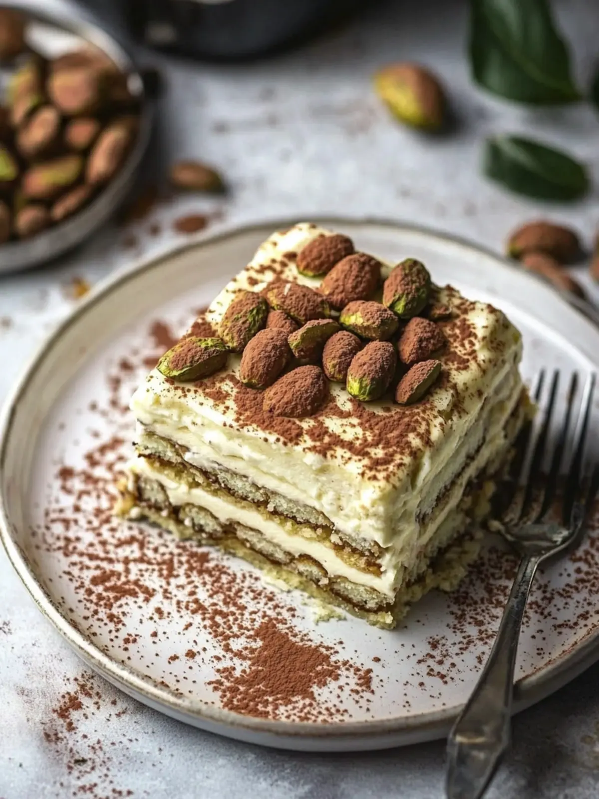 Pistazien-Tiramisu: Das cremige No-Bake Dessert, das verzaubert 4 Pistazien-Tiramisu