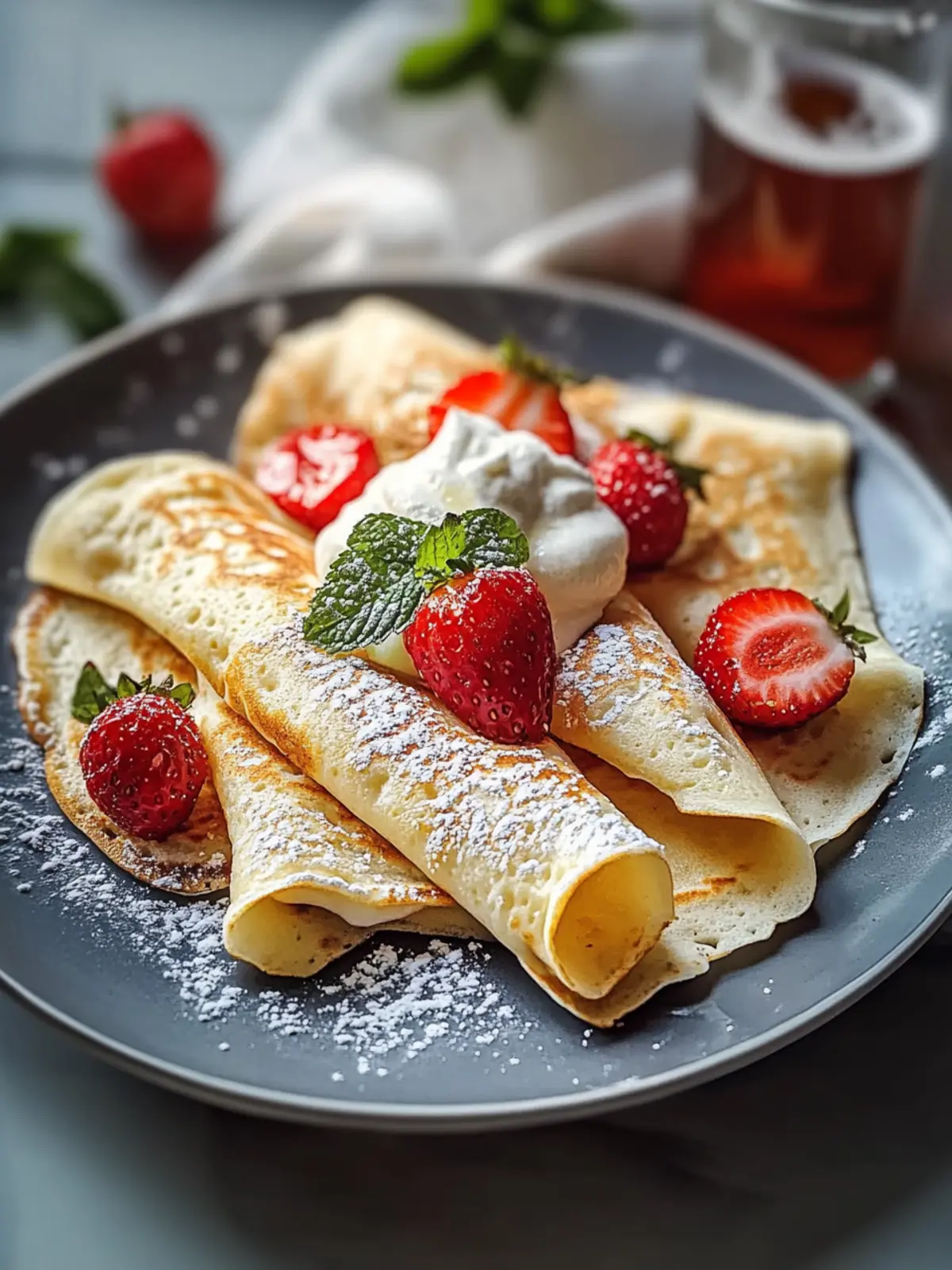 Ostern Crêpes mit Erdbeerfüllung und alkoholfreiem Bier genießen 5 Genießen Sie Ostern Crêpes mit Erdbeerfüllung und alkoholfreiem Bier