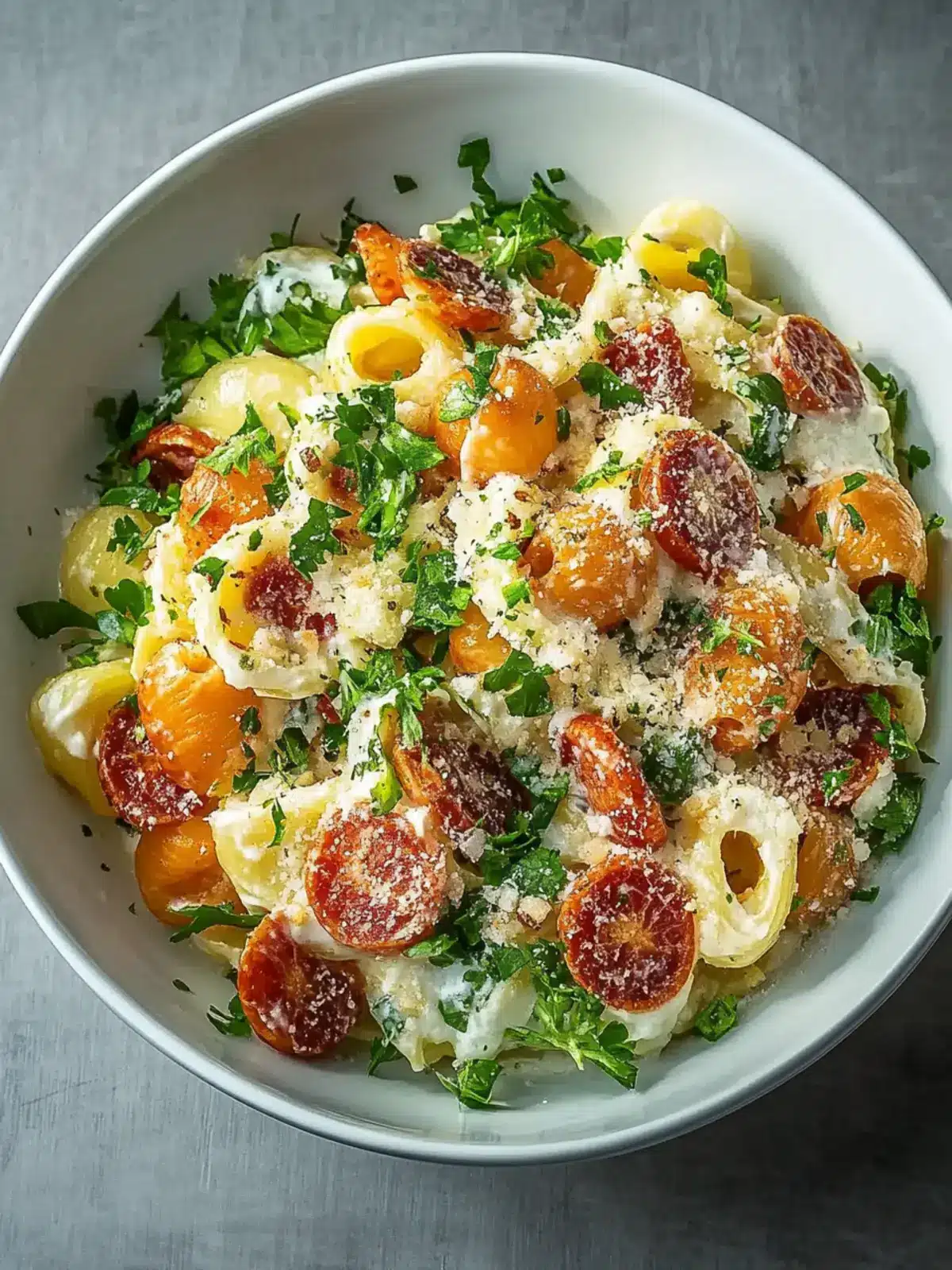 Cremiger Nudelsalat: Dein vielseitiges 15-Minuten Rezept 3 Cremiger Nudelsalat