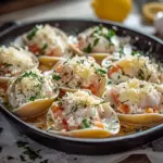 Hähnchen gefüllte Muscheln: Ein gemütliches Pasta-Erlebnis 8 Hähnchen gefüllte Muscheln