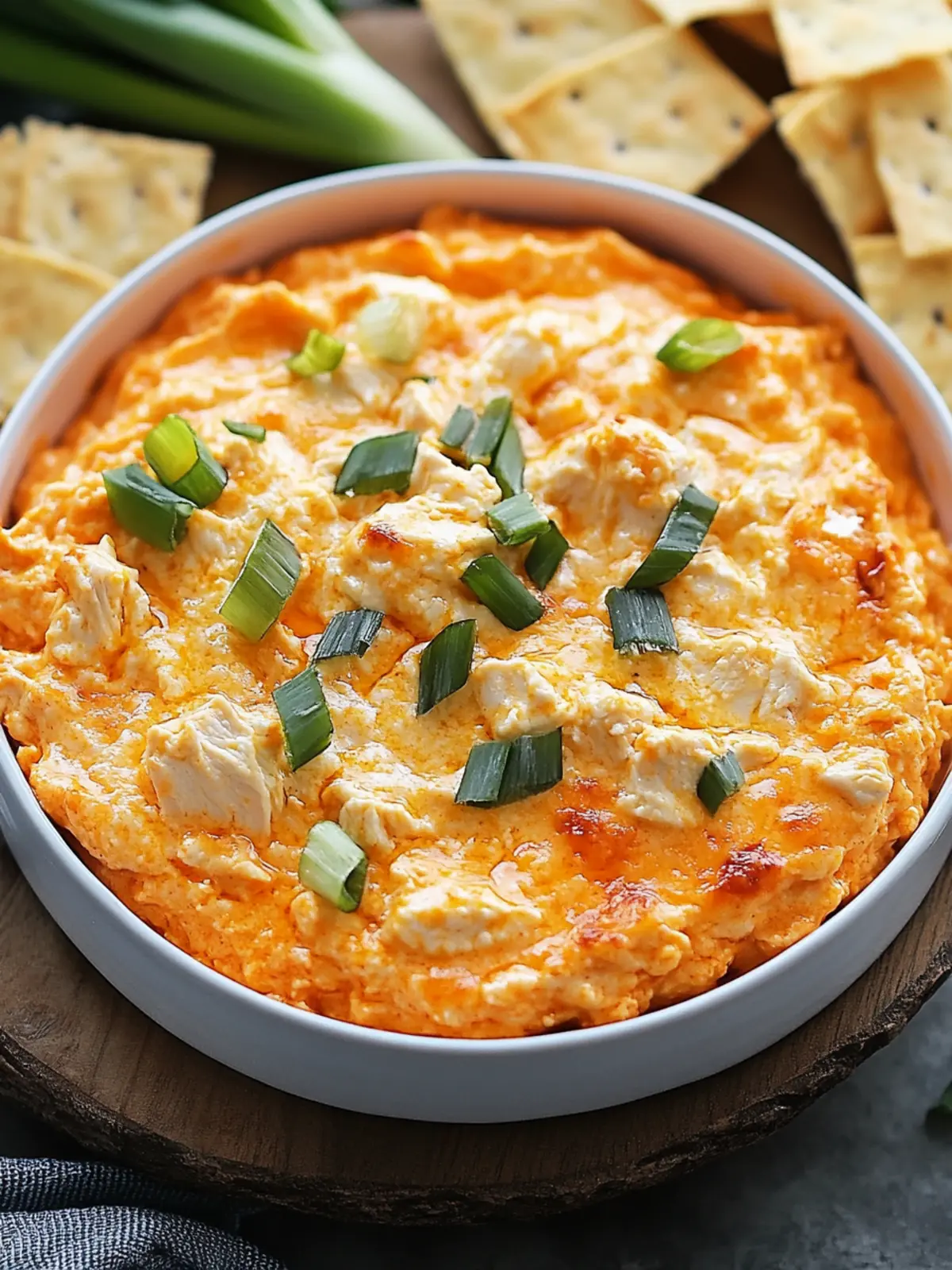 Cremiger Buffalo Chicken Dip: Ein Hit für deine nächste Party 2 Cremiger Buffalo Chicken Dip
