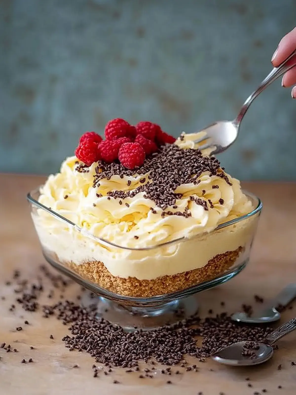 Vanillecreme Traum mit Schokoladentrüffel-Topping zaubern 5 Vanillecreme Traum