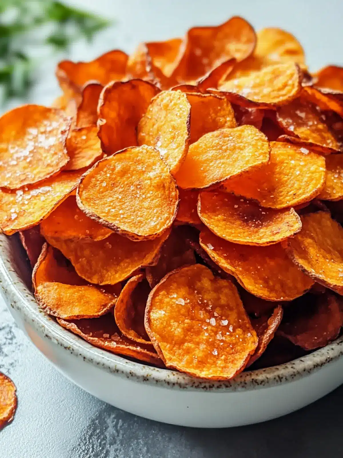 Crispy Karottenchips: Der perfekte gesunde Snack für dich 2 Crispy carrot chips for the healthy snack