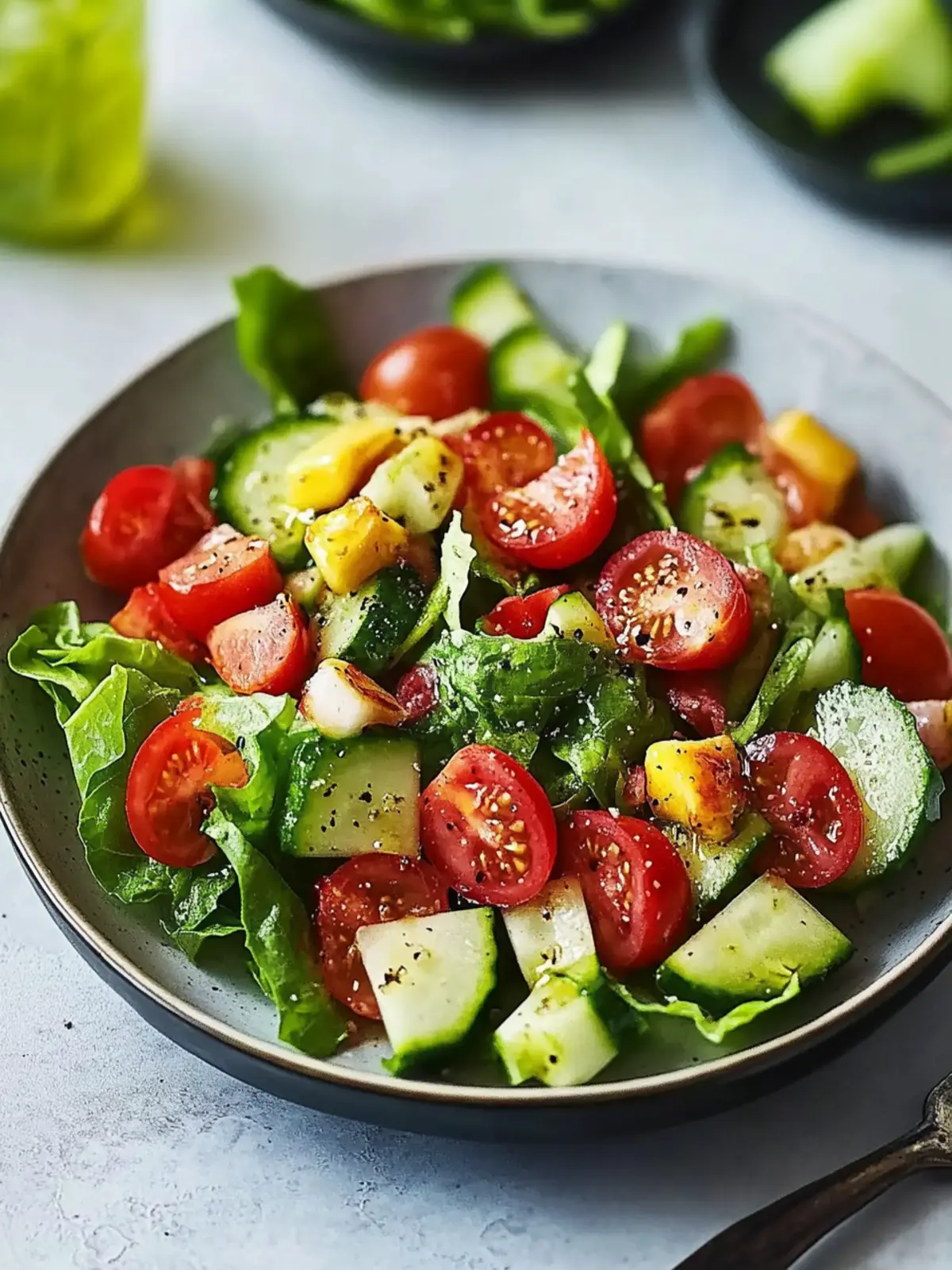 Gemischter Salat einfach: Frisch, bunt und super gesund 4 Gemischter Salat einfach