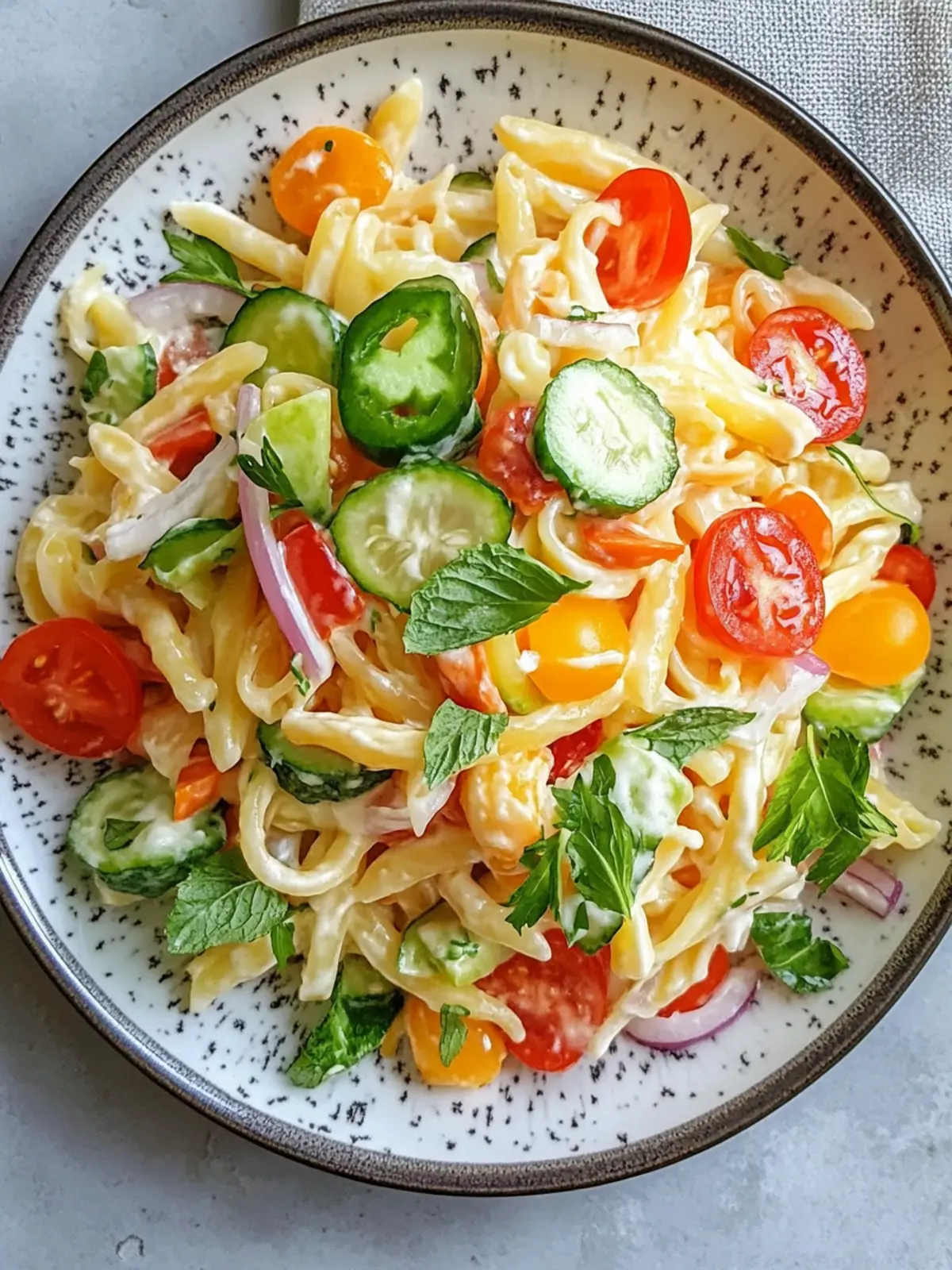 Bester Nudelsalat ohne Mayo – Lecker, leicht und cremig! 5 Bester Nudelsalat ohne Mayo