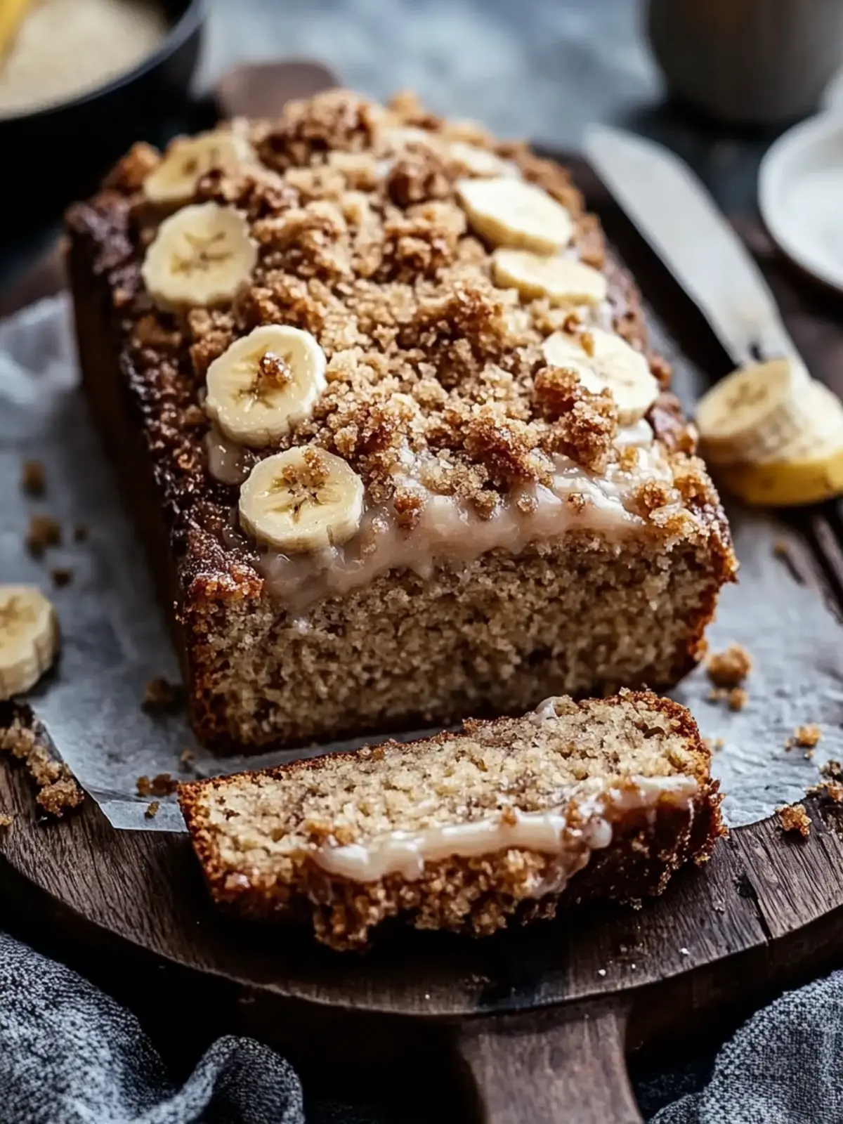 Zimt Bananenbrot mit Streuseln – Veganer Genuss für alle 4 Zimt Bananenbrot mit Streuseln