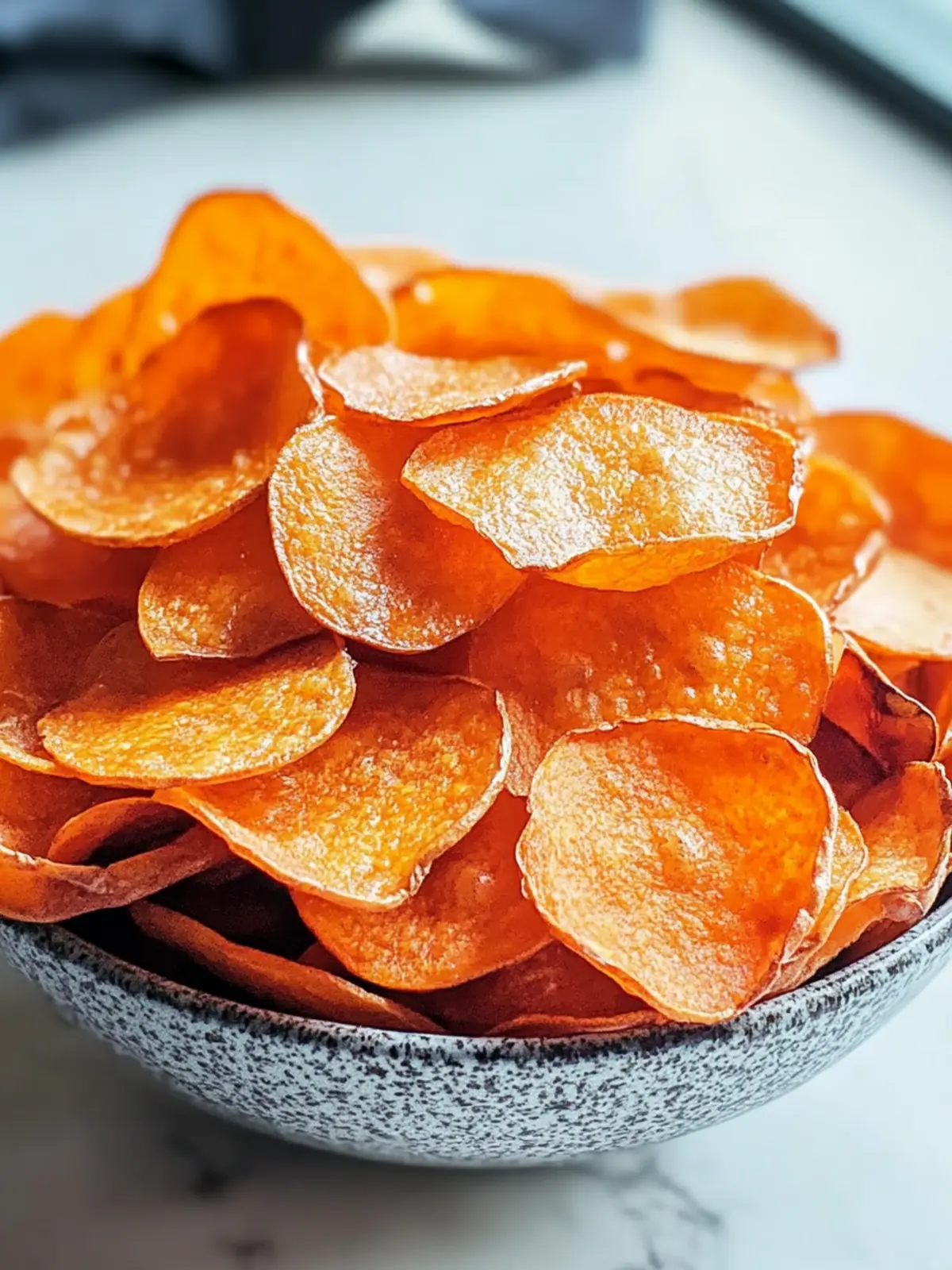Krosse Karottenchips: Dein gesunder Snack-Traum! 2 Crispy carrot chips for the healthy snack