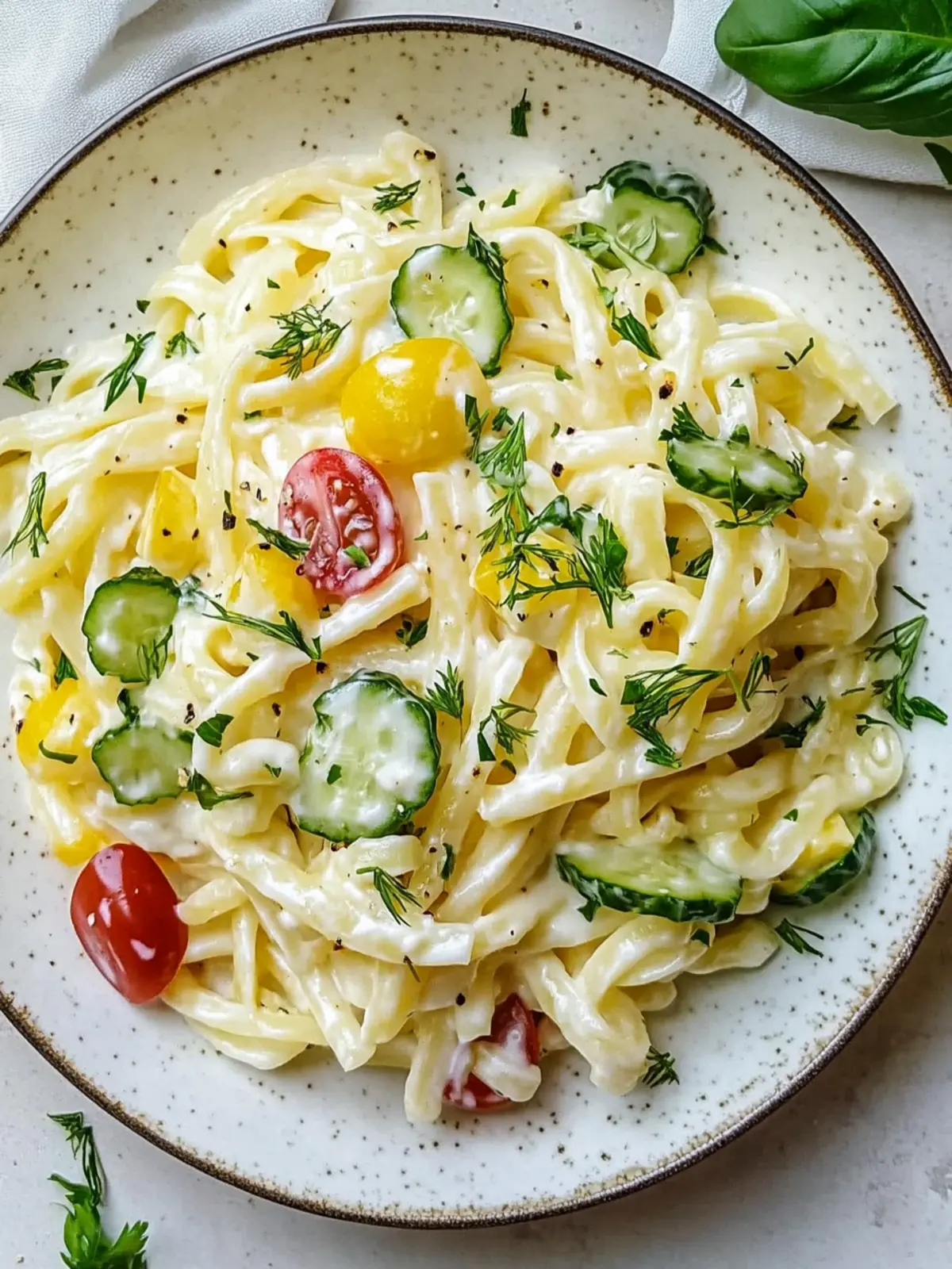 Bester Nudelsalat ohne Mayo – Lecker, leicht und cremig! 4 Bester Nudelsalat ohne Mayo