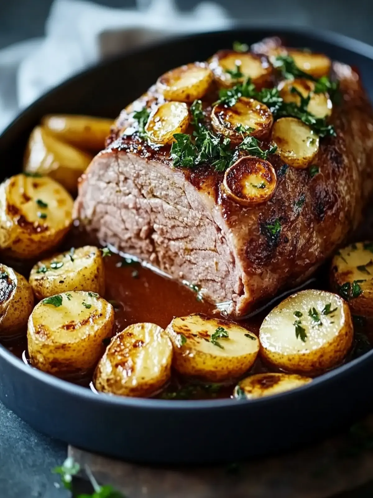 Herzhafter Hackbraten mit Ofenkartoffeln – Wohlfühlessen für Alle 3 Herzhafter Hackbraten mit Ofenkartoffeln